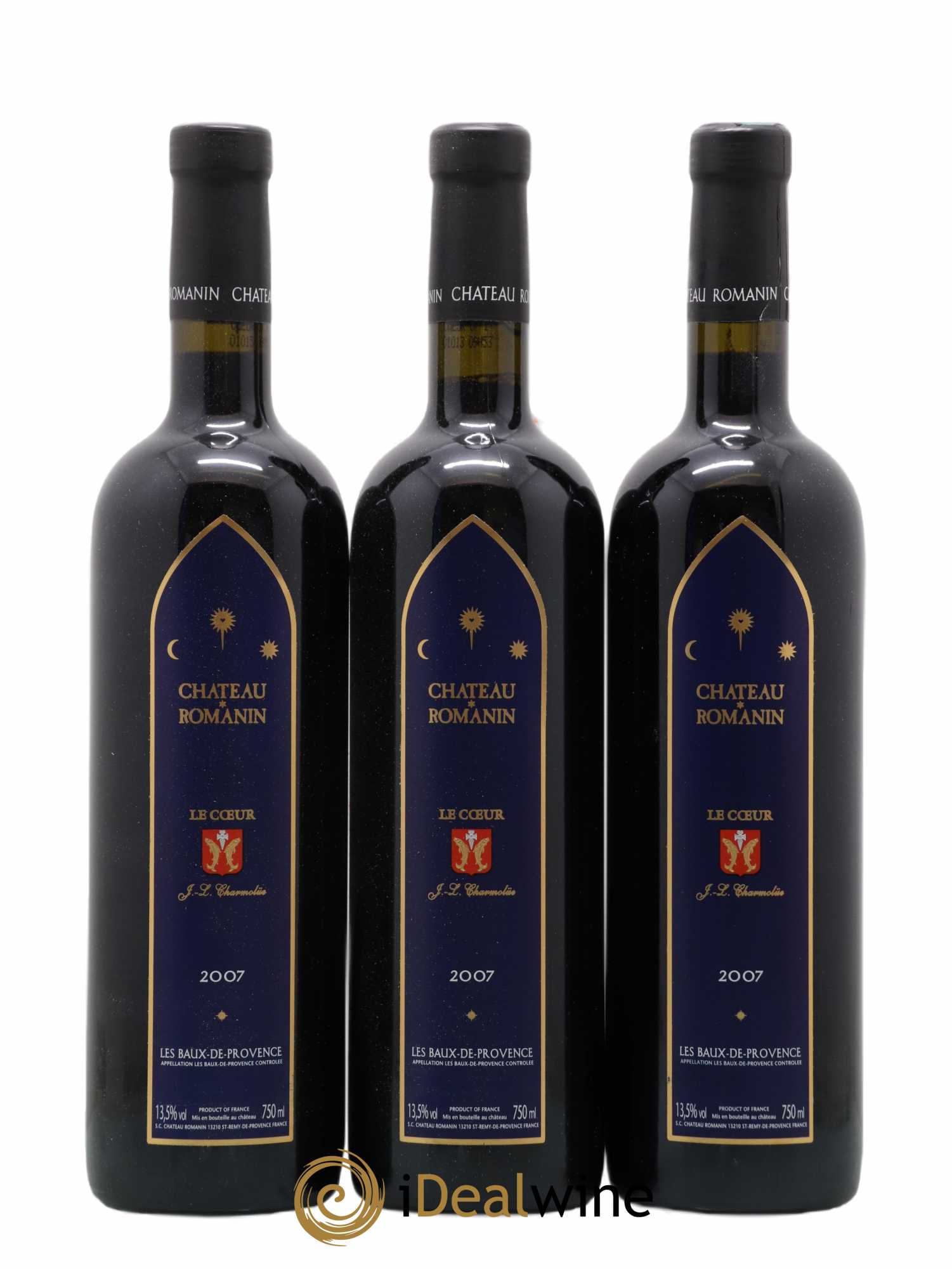 Baux de Provence Château Romanin 2007 - Lot de 6 bouteilles - 1
