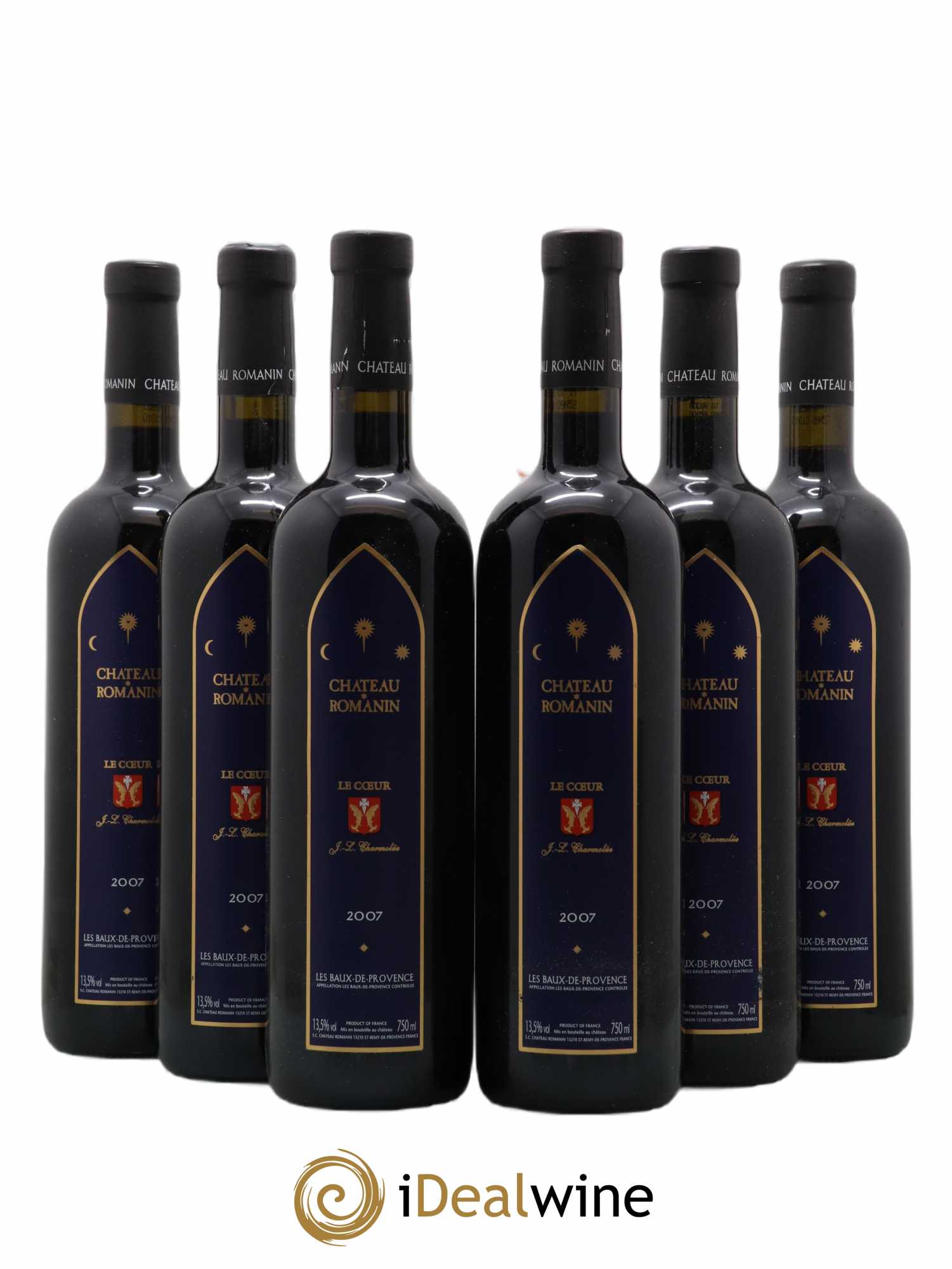 Baux de Provence Château Romanin 2007 - Lot de 6 bouteilles - 0