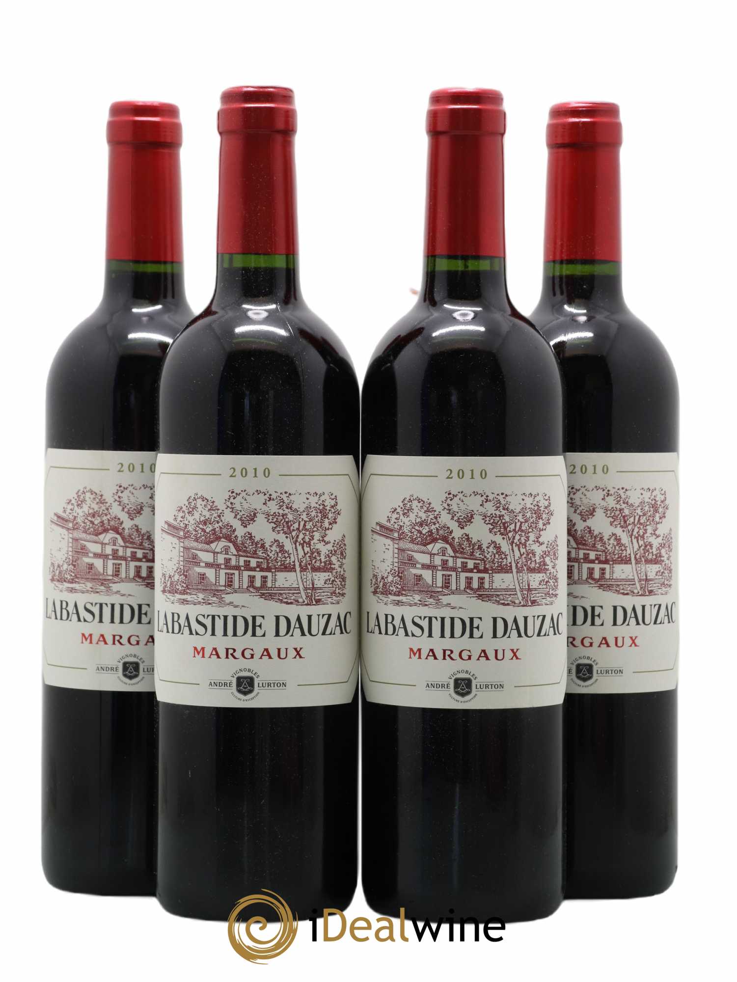 Bordeaux Margaux La Bastide Dauzac 2010 - Lot de 4 bouteilles - 0