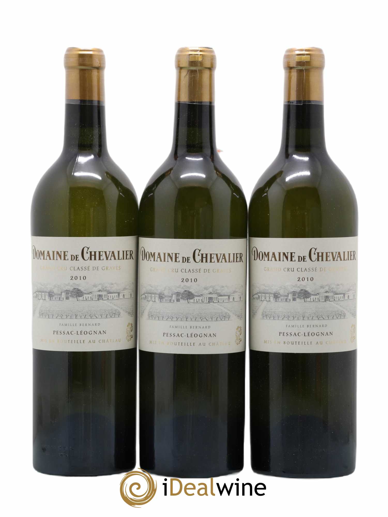 Domaine de Chevalier Cru Classé de Graves 2010 - Lot de 3 bouteilles - 0