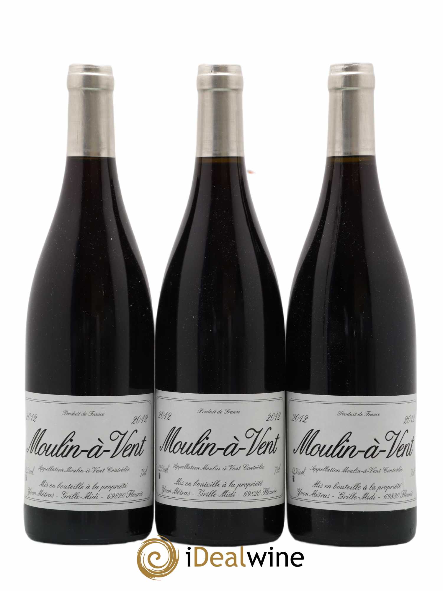 Moulin-à-Vent Yvon Métras 2012 - Lot de 3 bouteilles - 0