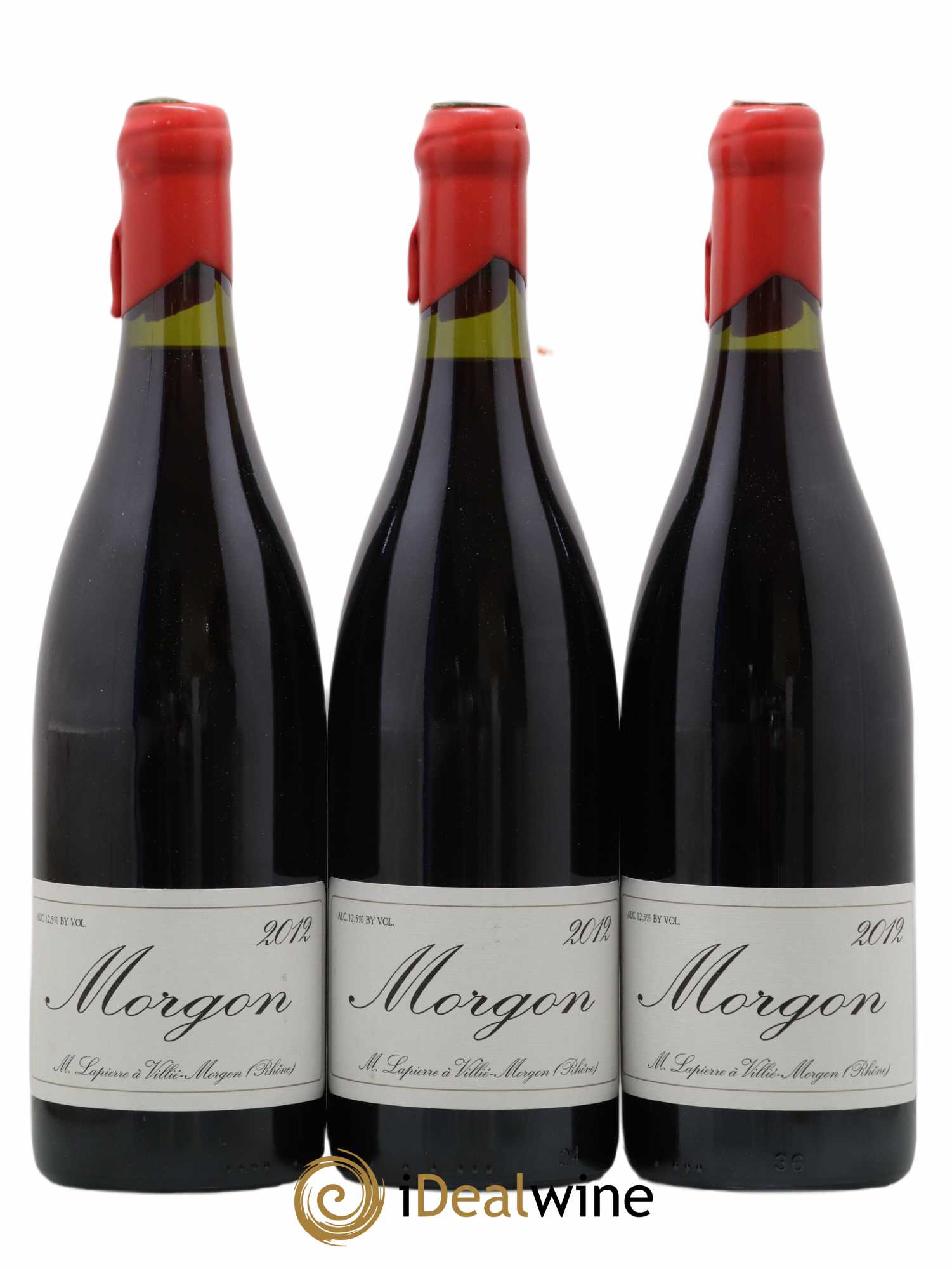 Morgon Marcel Lapierre (Domaine) 2012 - Lot de 3 bouteilles - 0