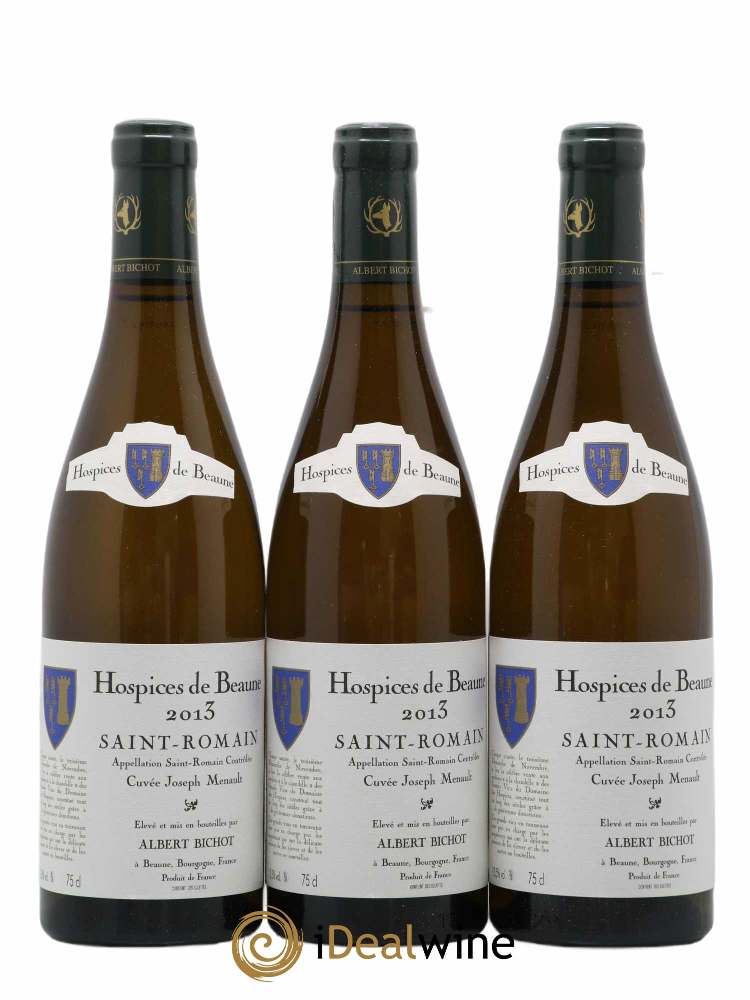 Saint-Romain Hospices De Beaune Cuvee Joseph Menault Albert Bichot 2013 - Posten von 3 Flaschen - 0