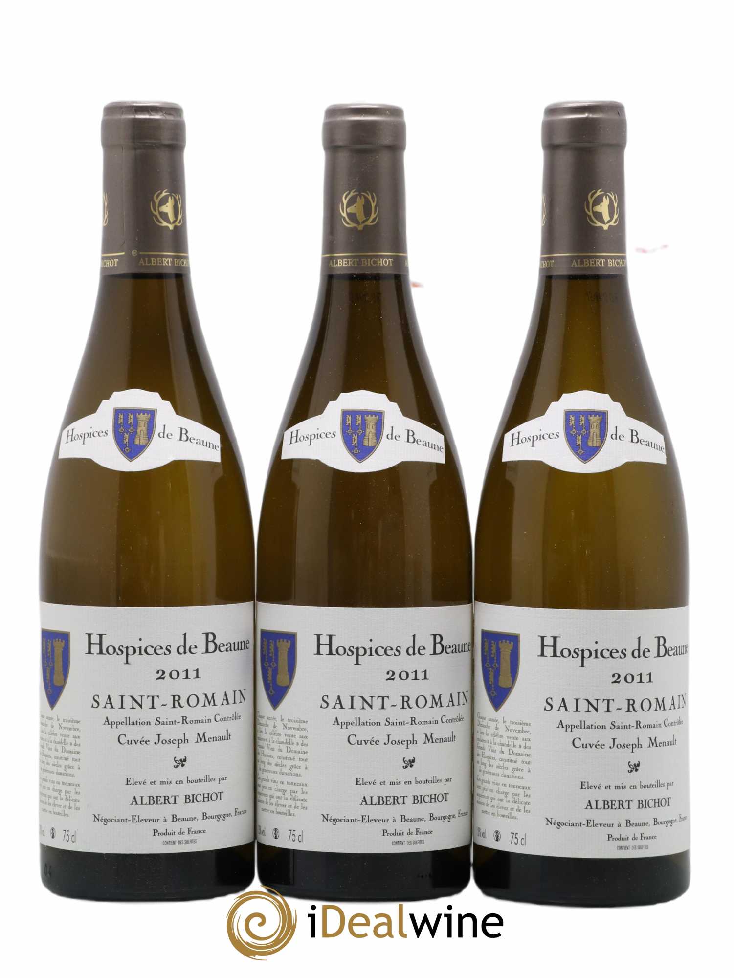 Saint-Romain Hospices De Beaune Cuvee Joseph Menault Albert Bichot 2011 - Posten von 6 Flaschen - 2