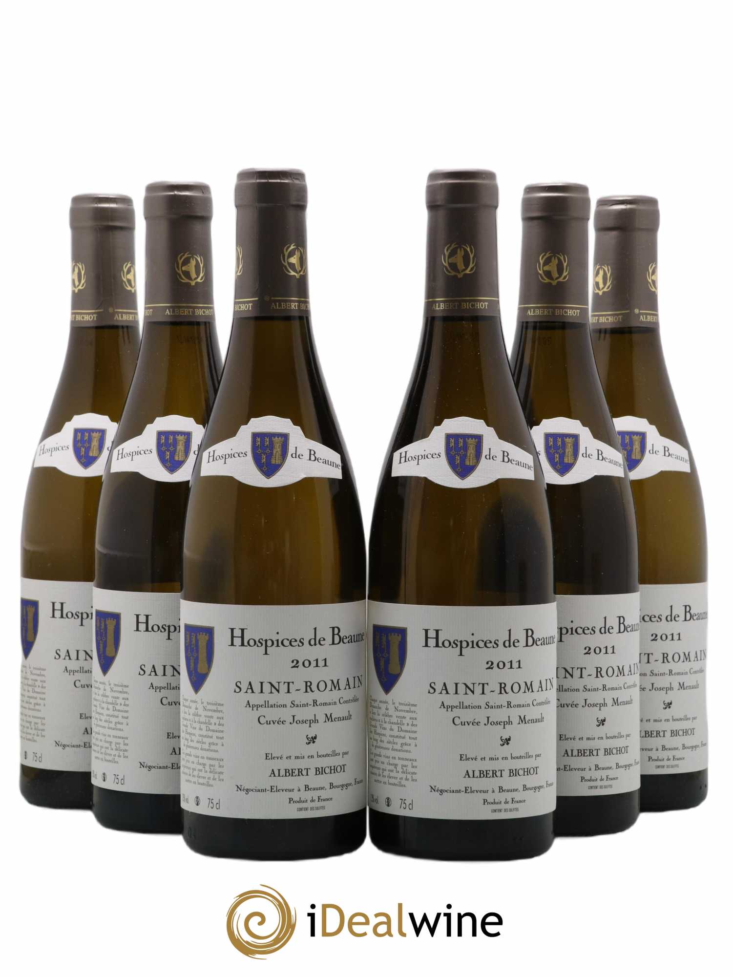 Saint-Romain Hospices De Beaune Cuvee Joseph Menault Albert Bichot 2011 - Posten von 6 Flaschen - 0