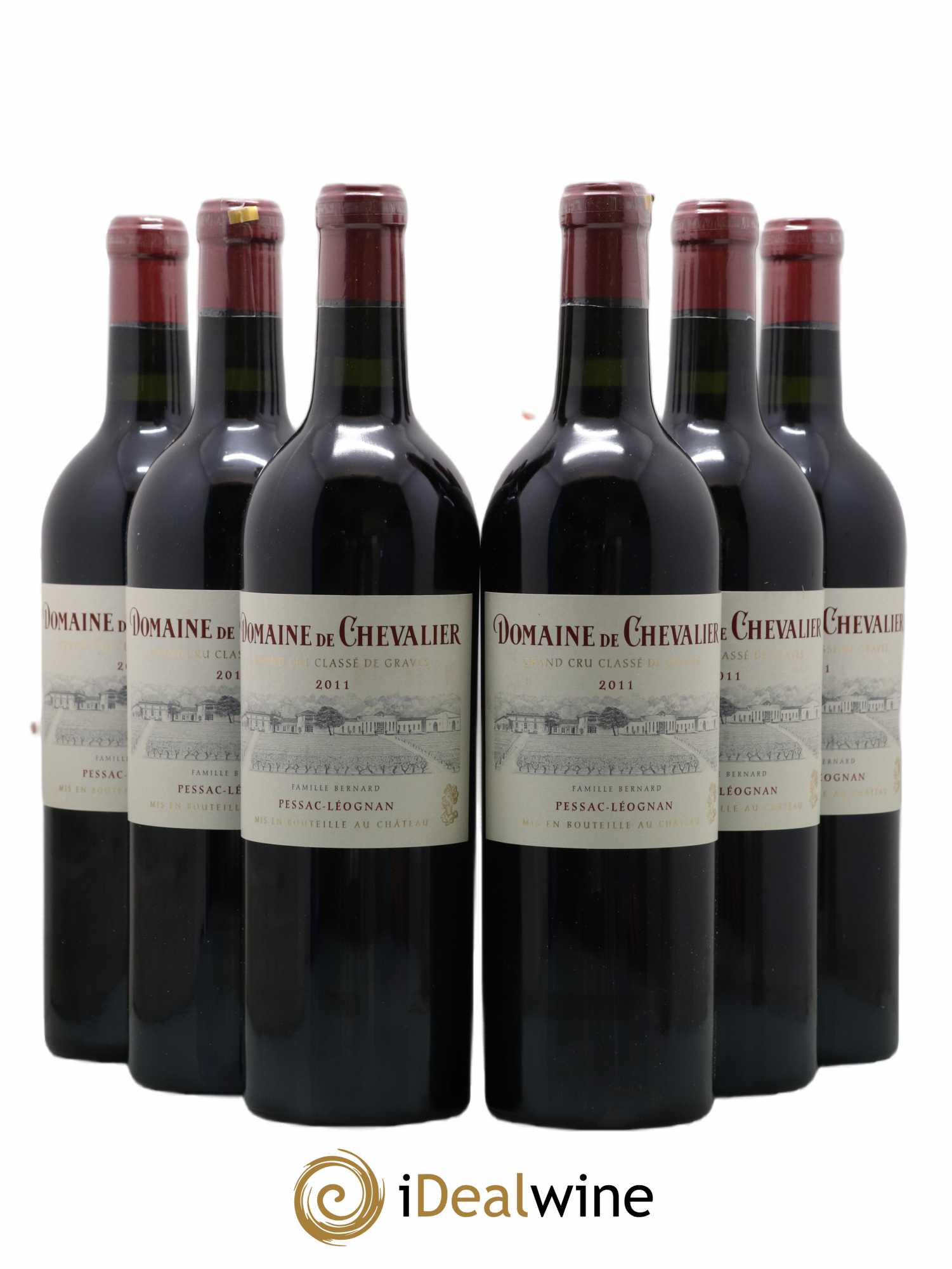 Domaine de Chevalier Cru Classé de Graves 2011 - Lot de 6 bouteilles - 0