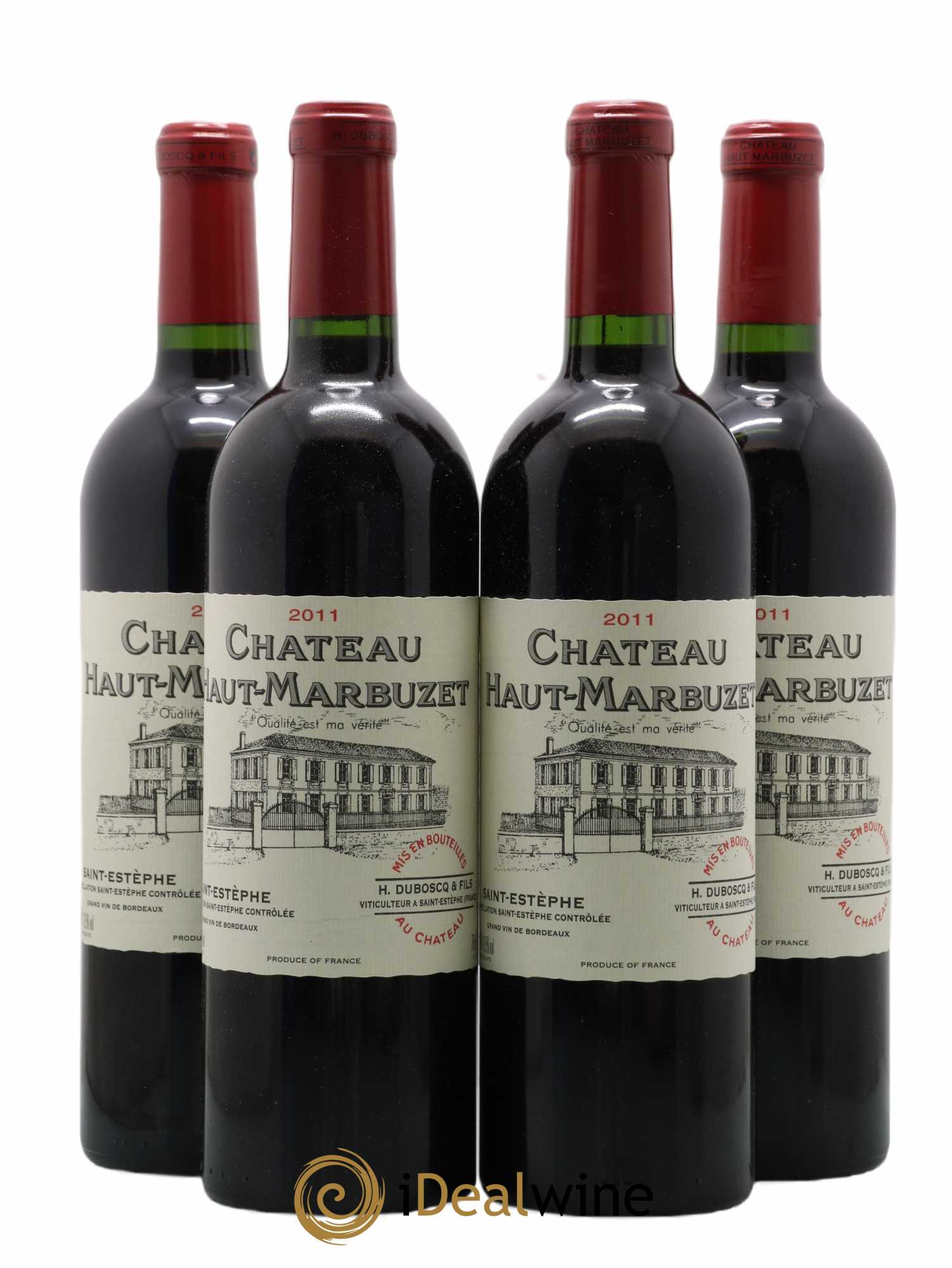 Château Haut Marbuzet 2011 - Lot de 4 bouteilles - 0