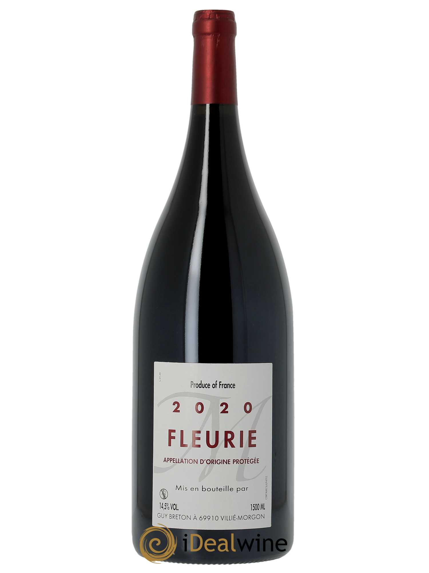 Fleurie Guy Breton 2020 - Lot of 1 magnum - 0