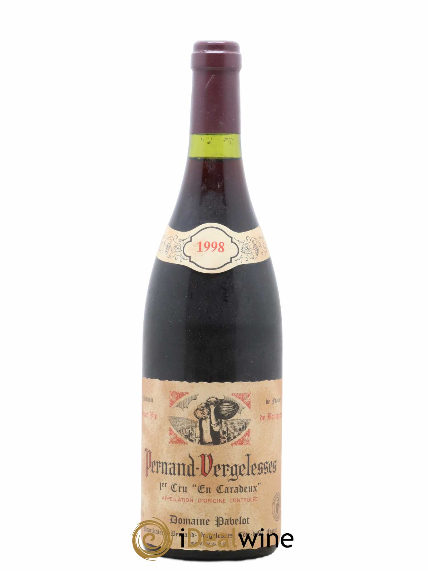 Pernand-Vergelesses 1er Cru Pavelot 1998 - Lot de 1 bouteille - 0
