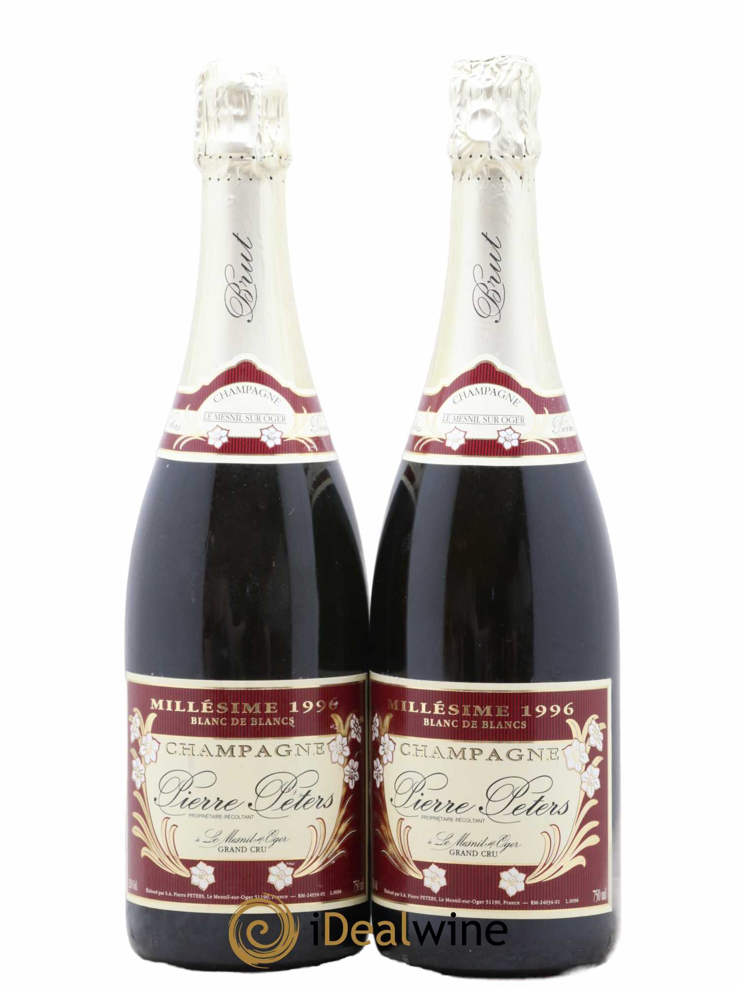 Champagne 1996 - Posten von 2 Flaschen - 0
