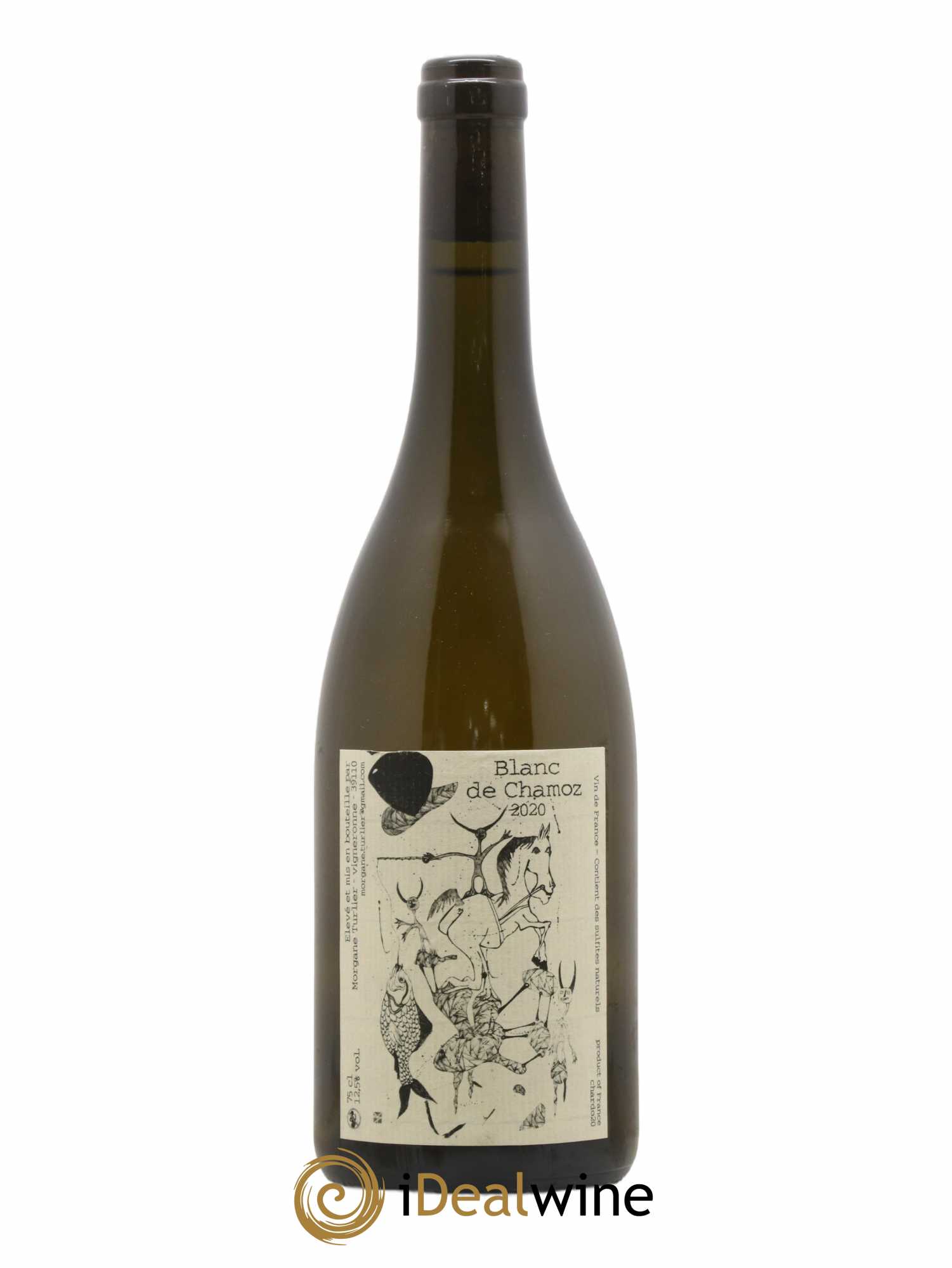 Vin de France Chardonnay Blanc de Chamoz Morgane Turlier 2020 - Posten von 1 Flasche - 0