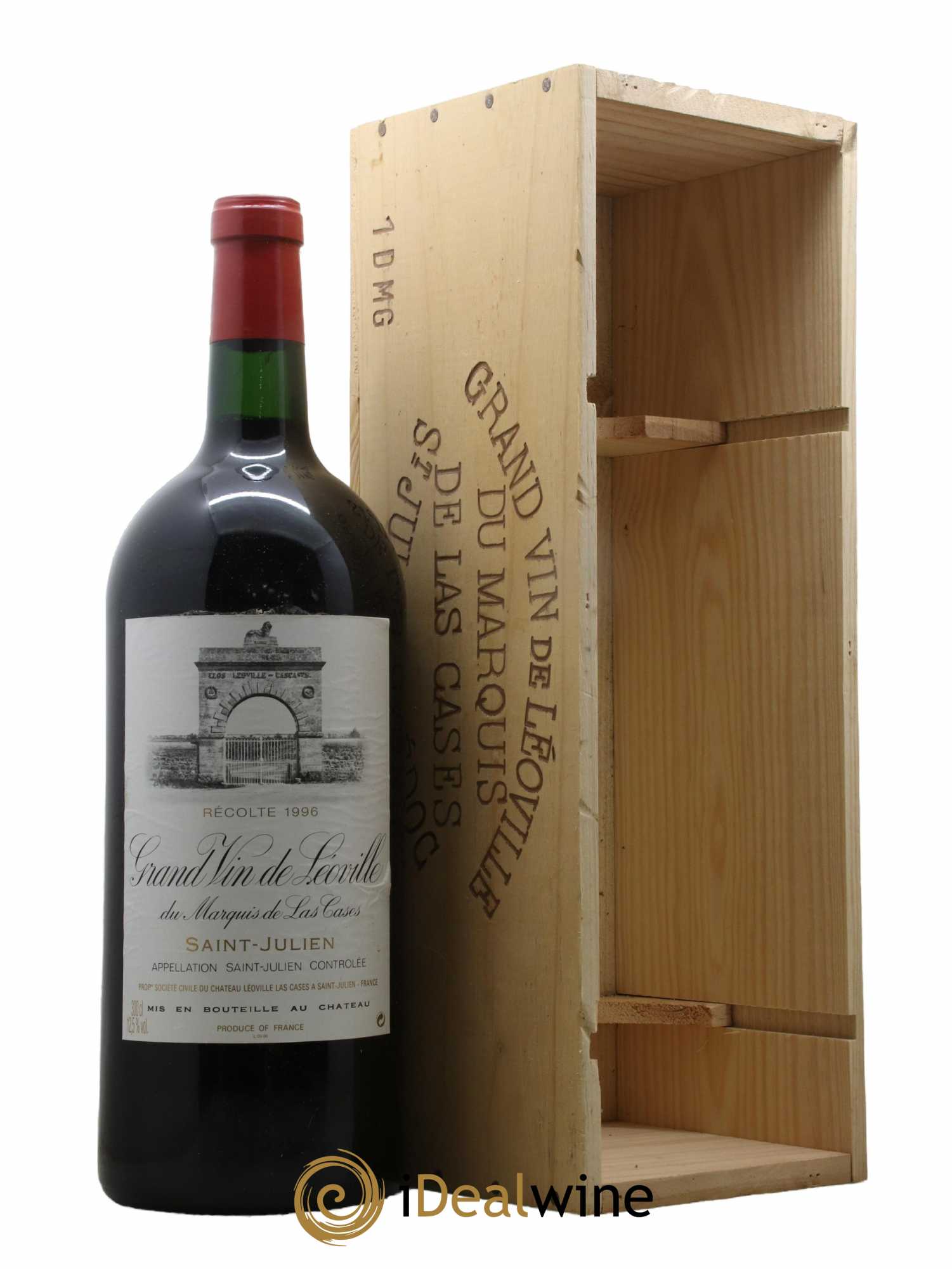 Château Léoville Las Cases 2ème Grand Cru Classé 1996 - Lot de 1 double magnum - 0