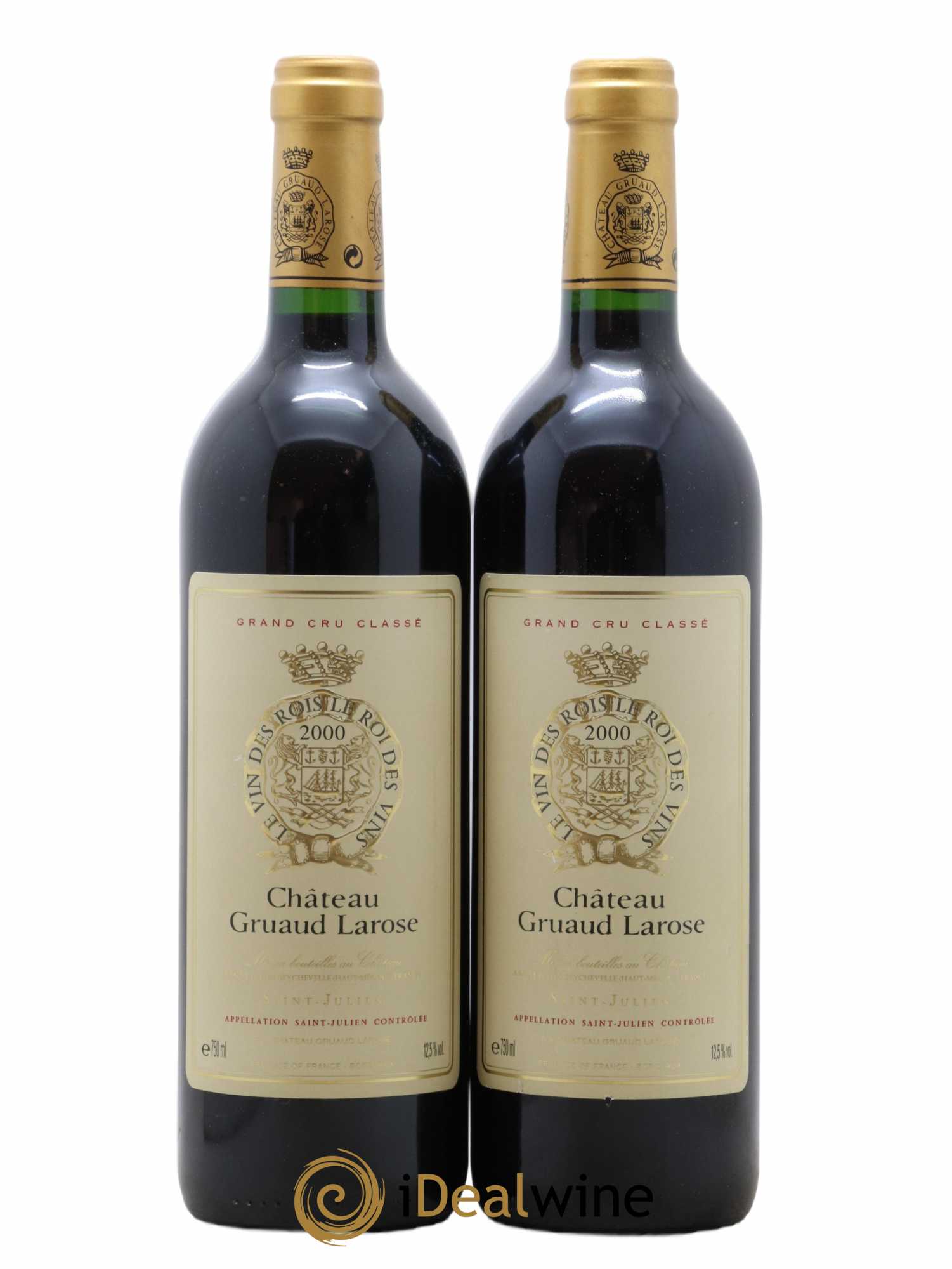 Château Gruaud Larose 2ème Grand Cru Classé 2000 - Lot de 2 bouteilles - 0