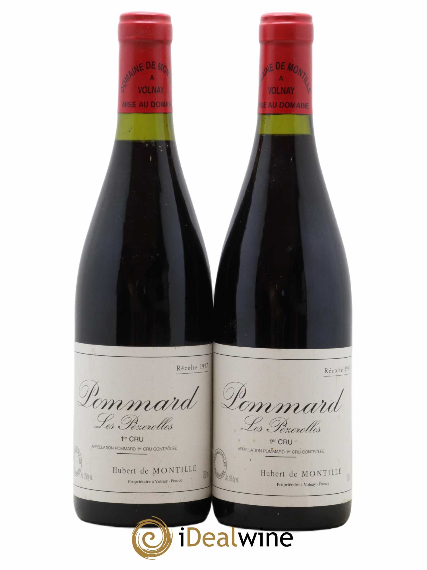 Pommard 1er Cru Les Pézerolles De Montille (Domaine) 1997 - Lot de 2 bouteilles - 0