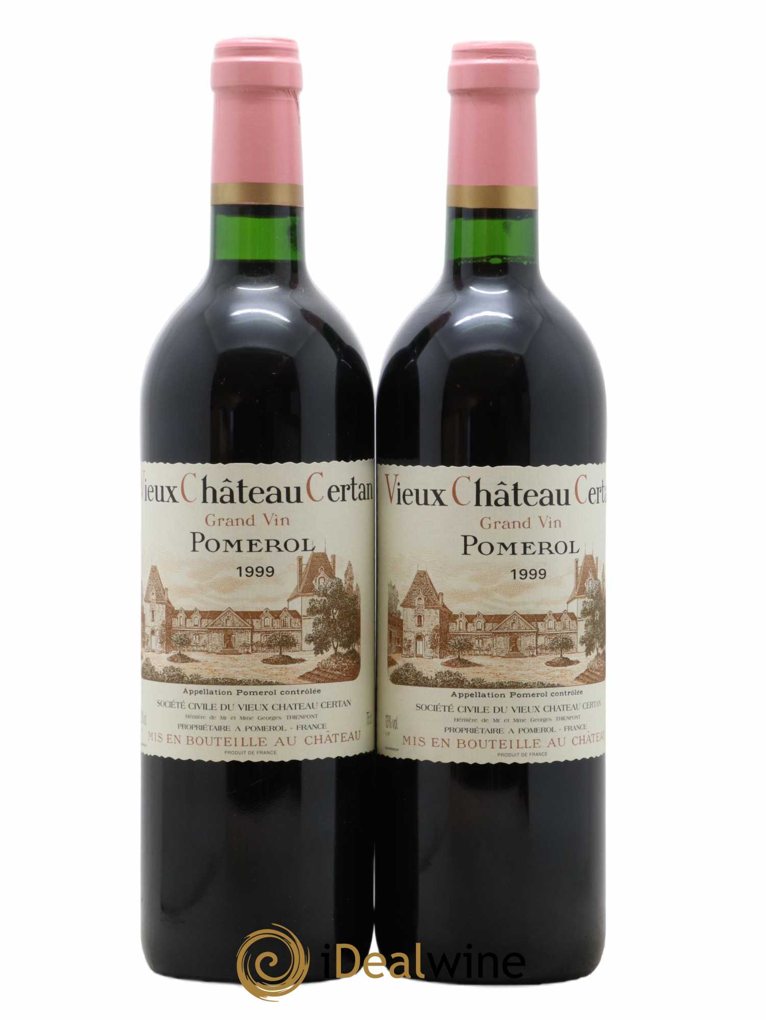 Vieux Château Certan 1999 - Lot de 2 bouteilles - 0
