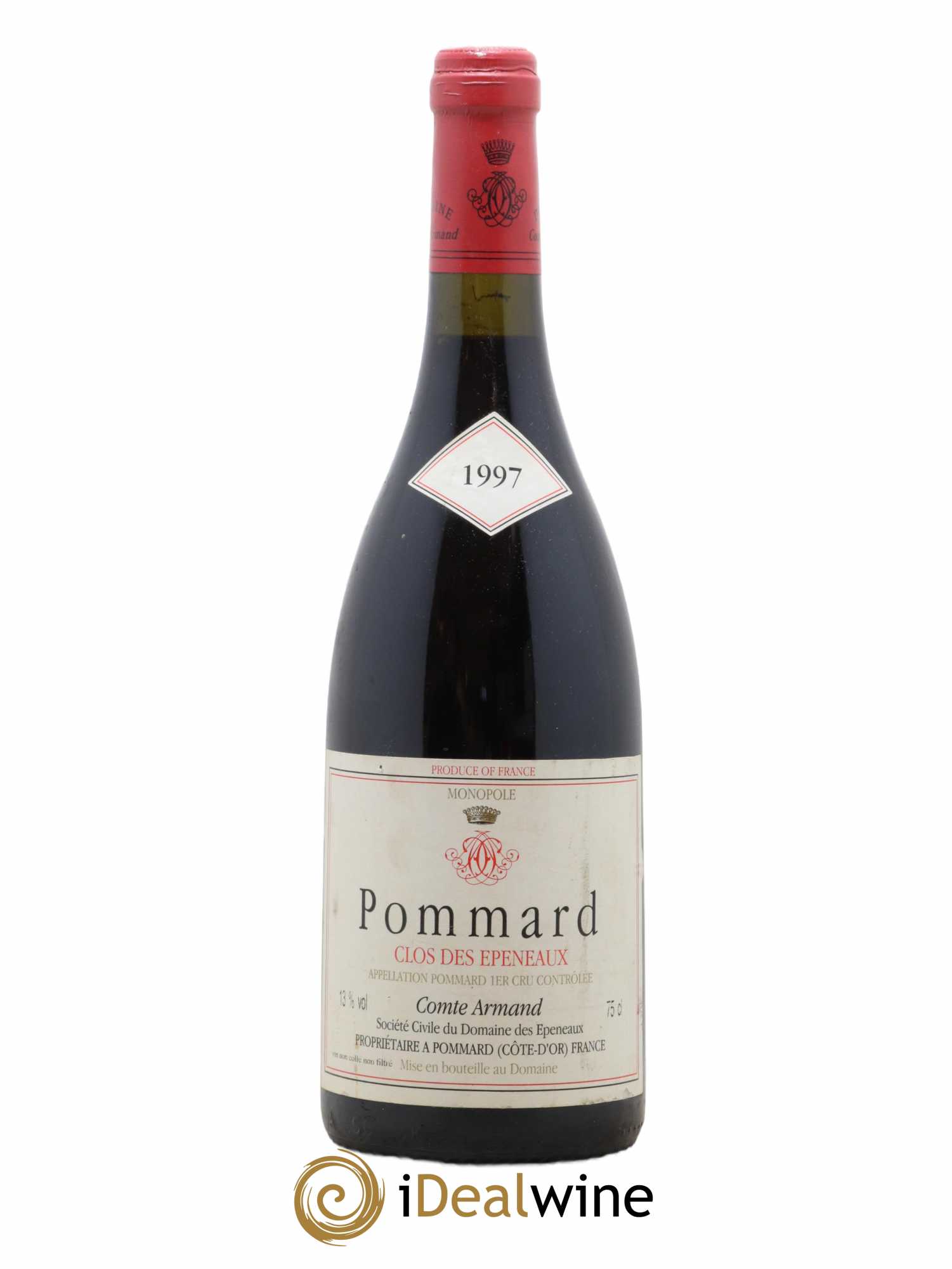Pommard 1er Cru Clos des Epeneaux Comte Armand 1997 - Lot de 1 bouteille - 0