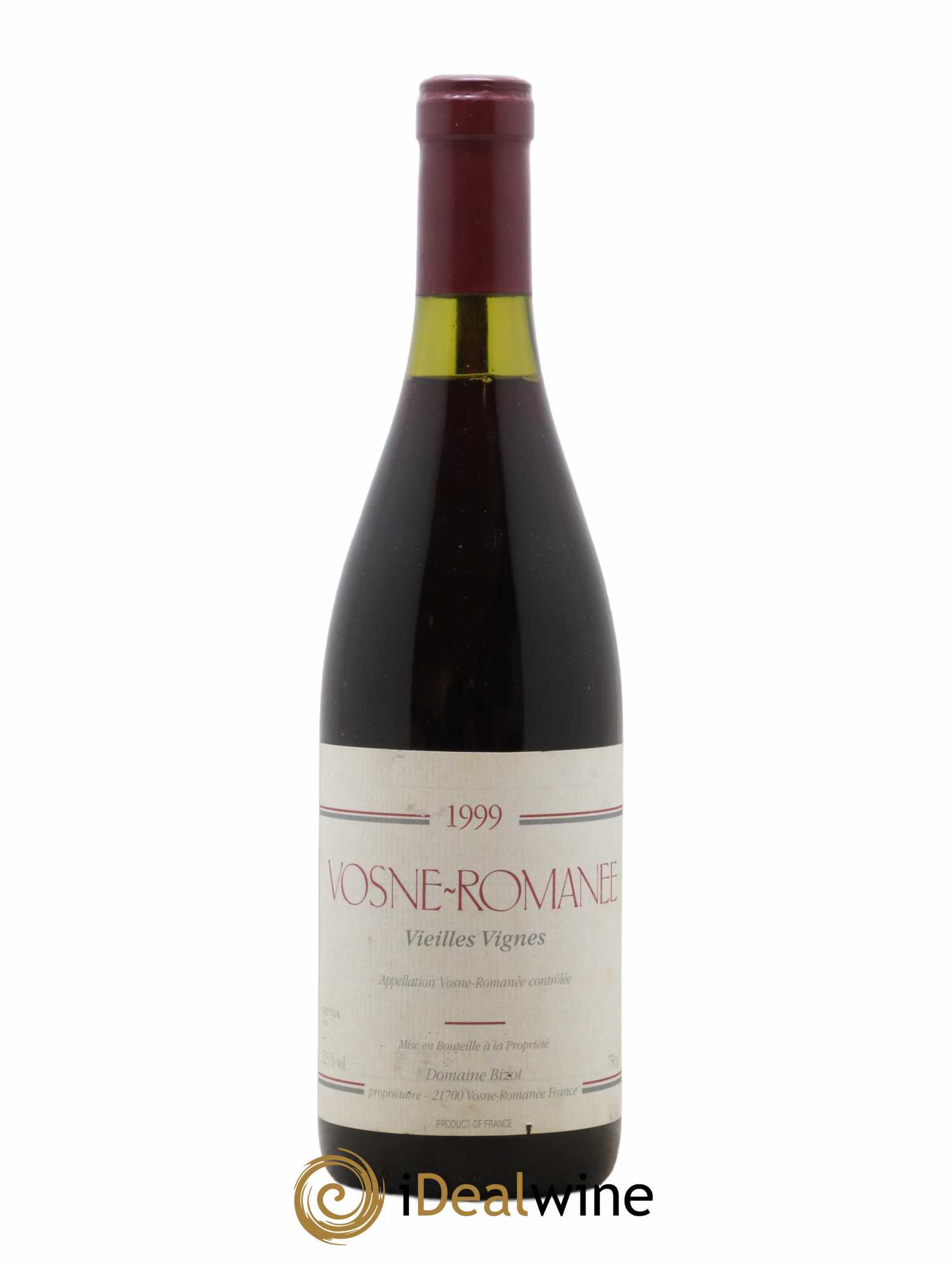 Vosne-Romanée Vieilles Vignes Bizot (Domaine) 1999 - Lot de 1 bouteille - 0