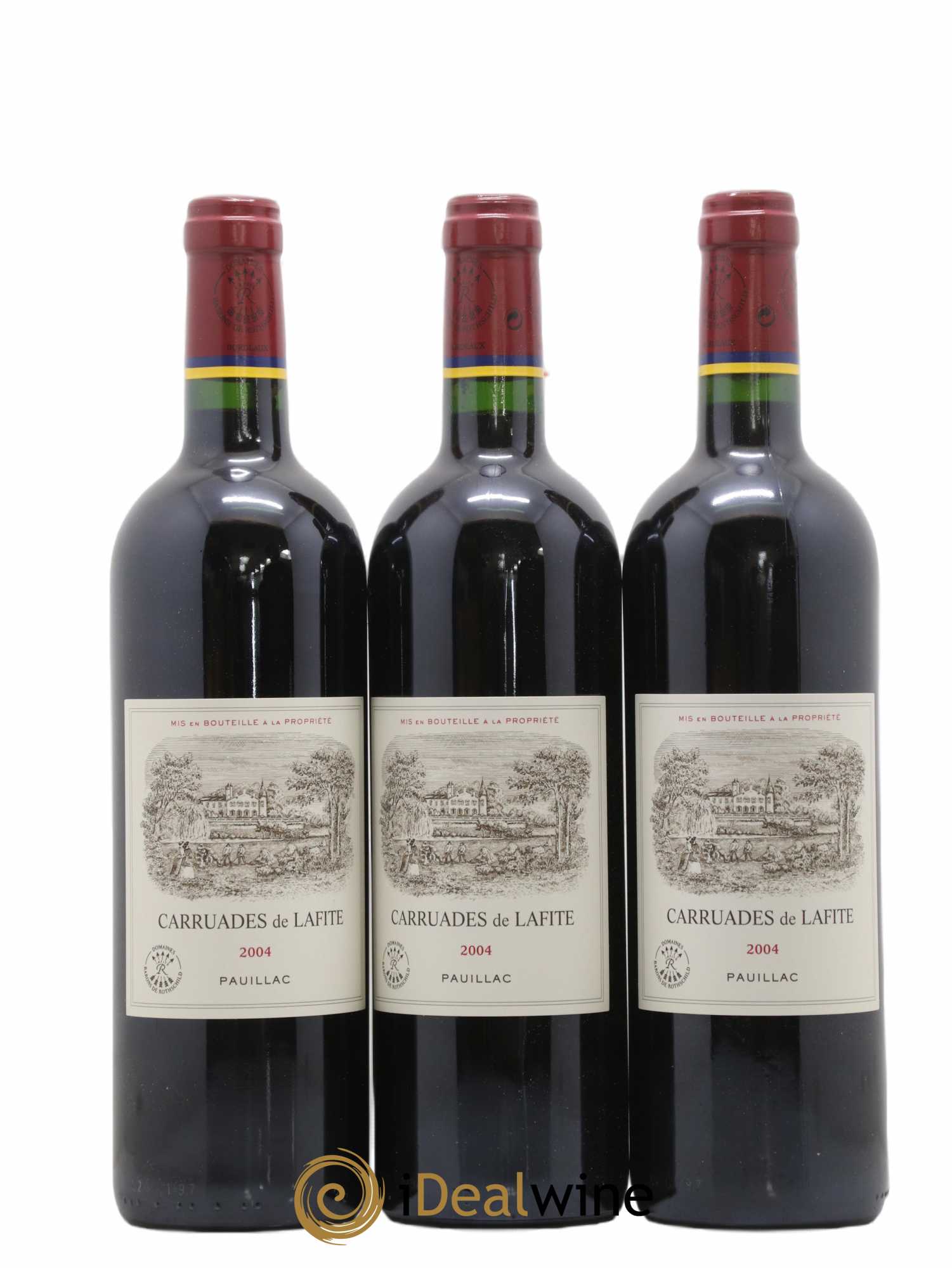 Carruades de Lafite Rothschild Second Vin  2004 - Lot de 12 bouteilles - 1