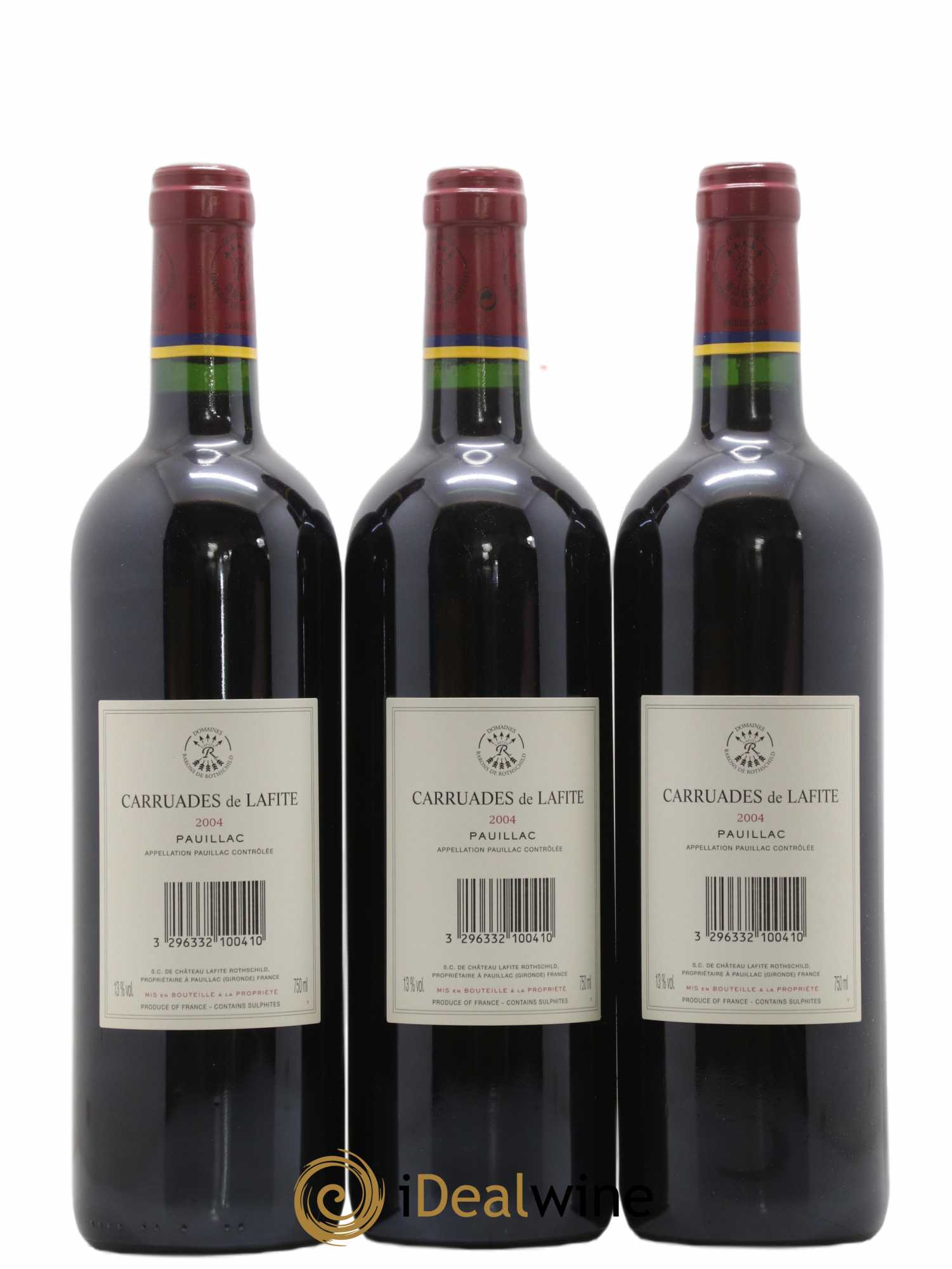 Carruades de Lafite Rothschild Second Vin  2004 - Lot de 12 bouteilles - 4