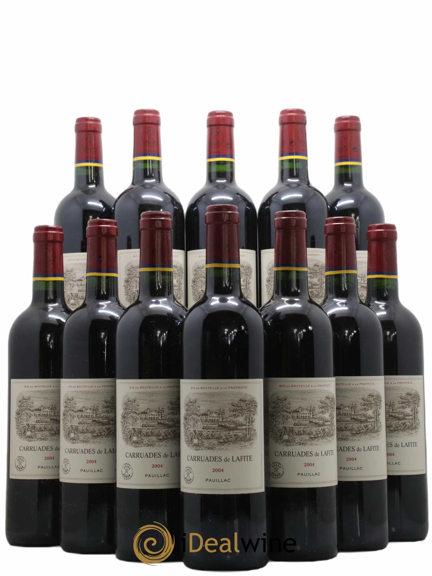 Carruades de Lafite Rothschild Second Vin  2004 - Lot de 12 bouteilles - 0