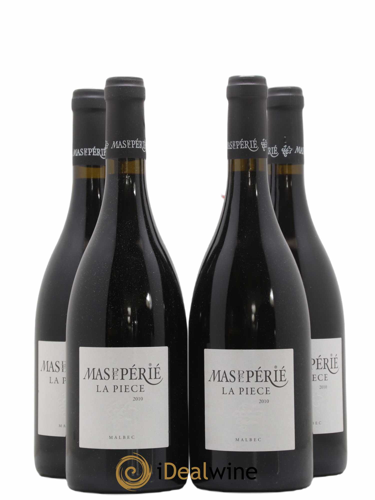 Cahors Mas Del Périé La Pièce Fabien Jouves 2010 - Lot de 4 bouteilles - 0