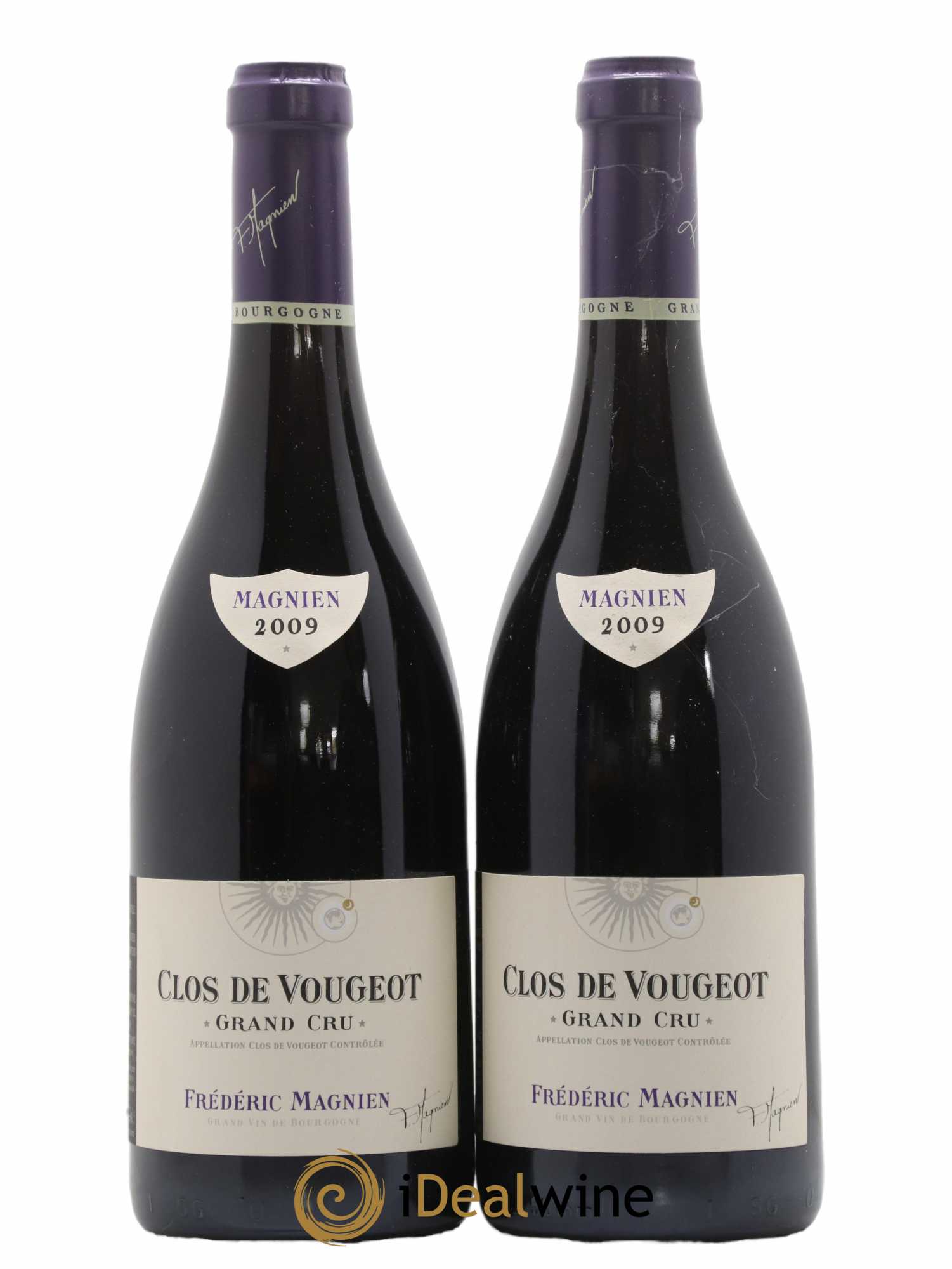 Clos de Vougeot Grand Cru Frédéric Magnien 2009 - Lot de 2 bouteilles - 0