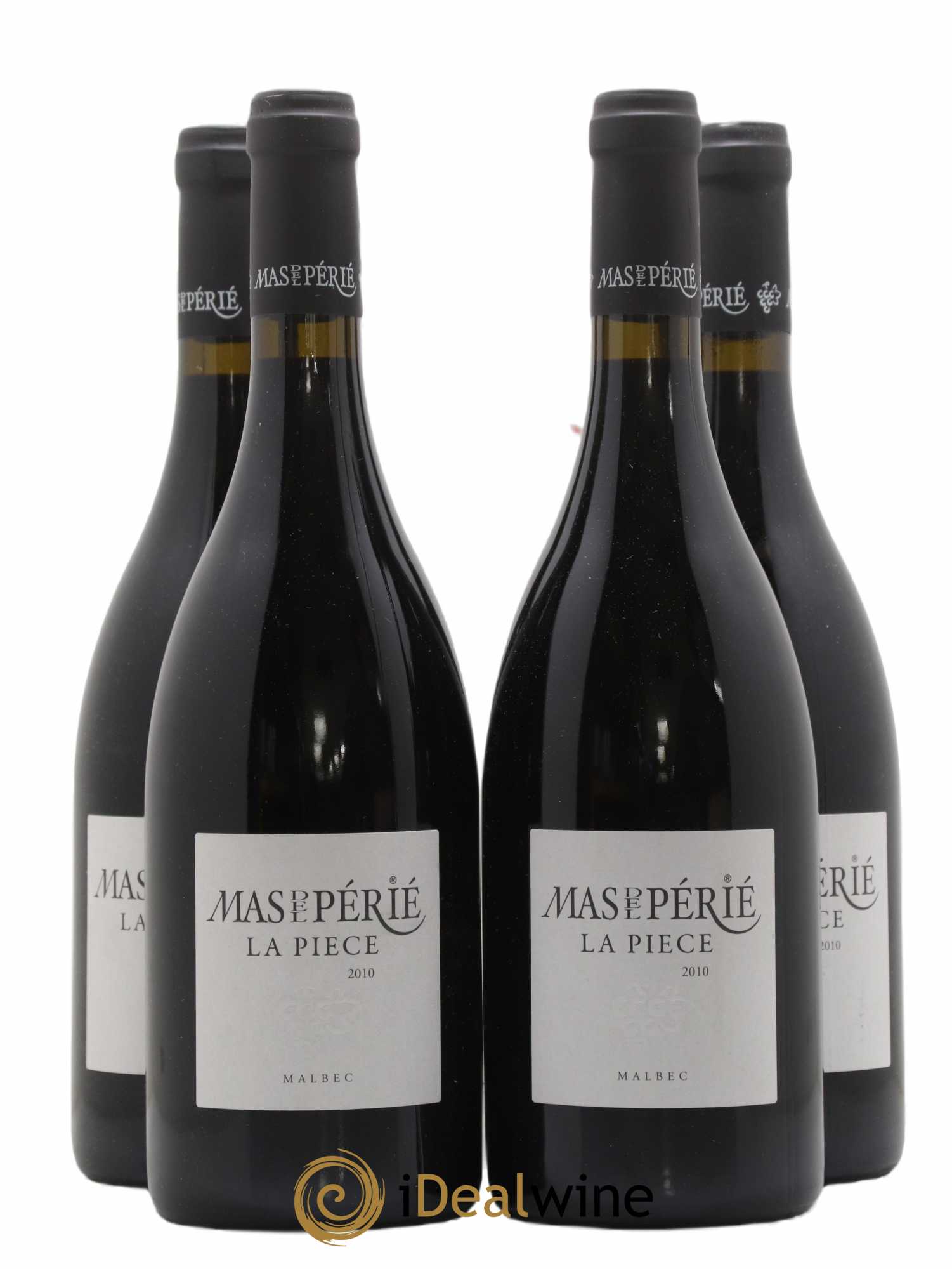 Cahors Mas Del Périé La Pièce Fabien Jouves 2010 - Lot de 4 bouteilles - 0
