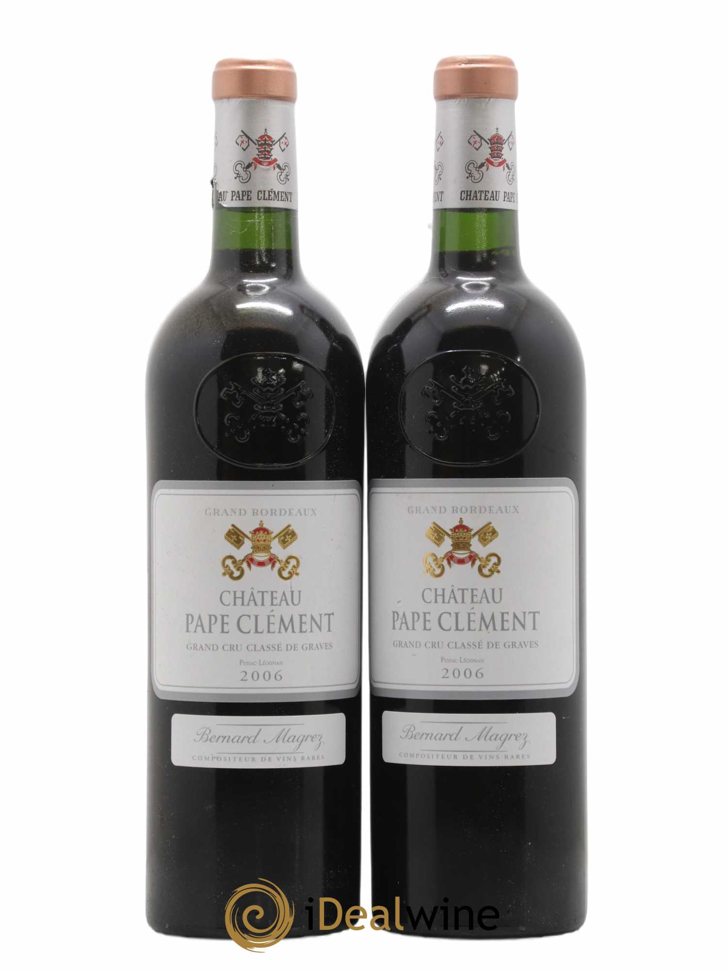 Château Pape Clément Cru Classé de Graves  2006 - Posten von 2 Flaschen - 0