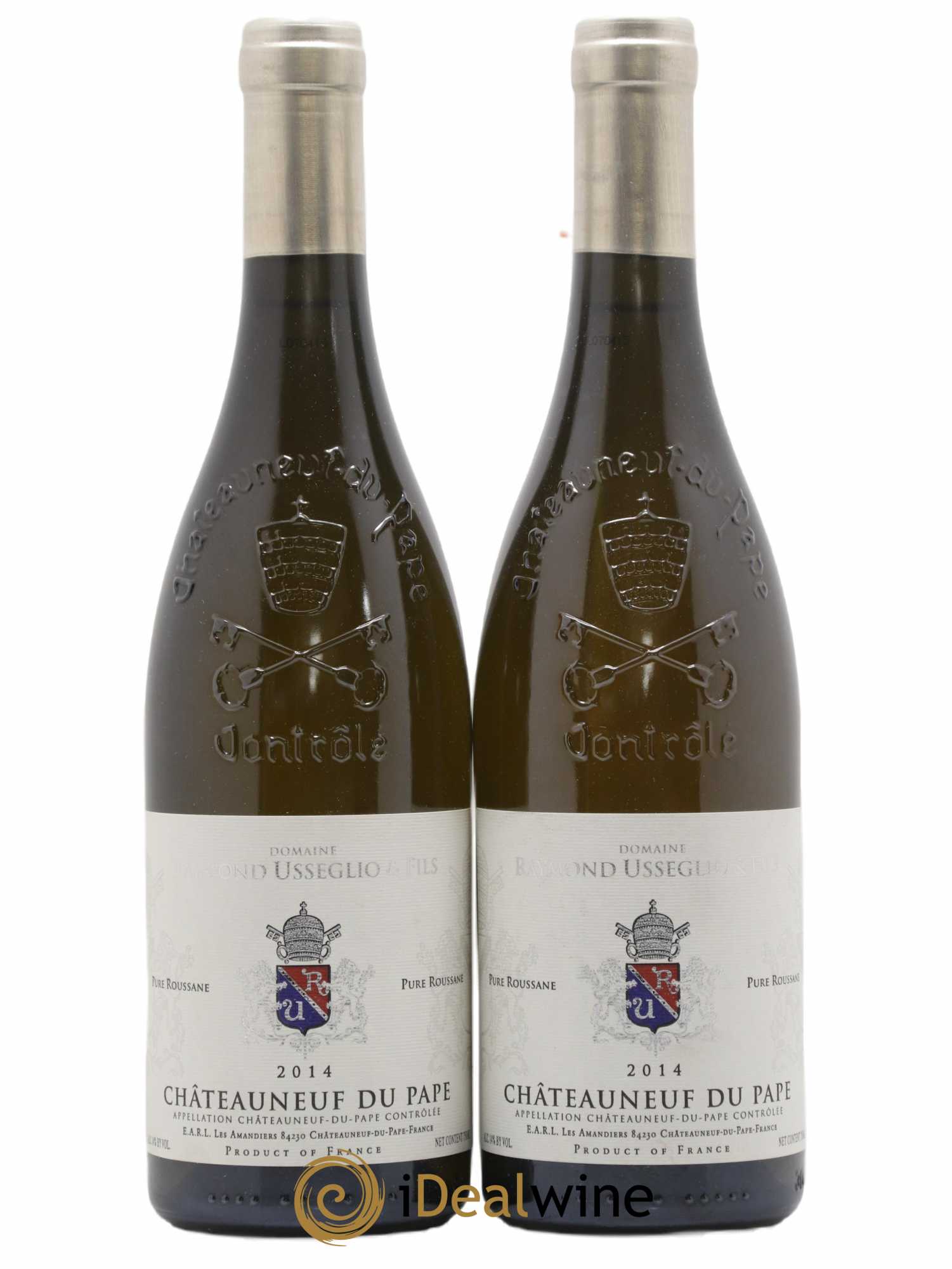 Châteauneuf-du-Pape Raymond Usseglio (Domaine) Pure Roussanne Raymond Usseglio & Fils 2014 - Lot de 2 bouteilles - 0