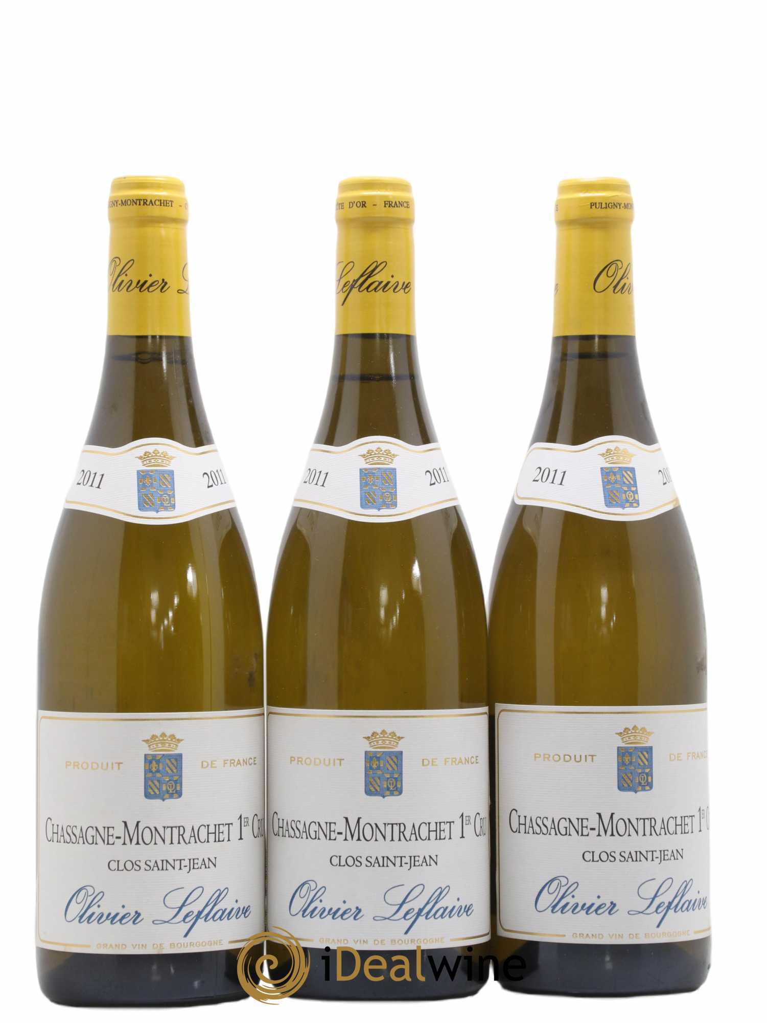 Chassagne-Montrachet 1er Cru Clos Saint Marc Olivier Leflaive Clos Saint Jean Olivier Leflaive 2011 - Lot of 6 bottles - 1