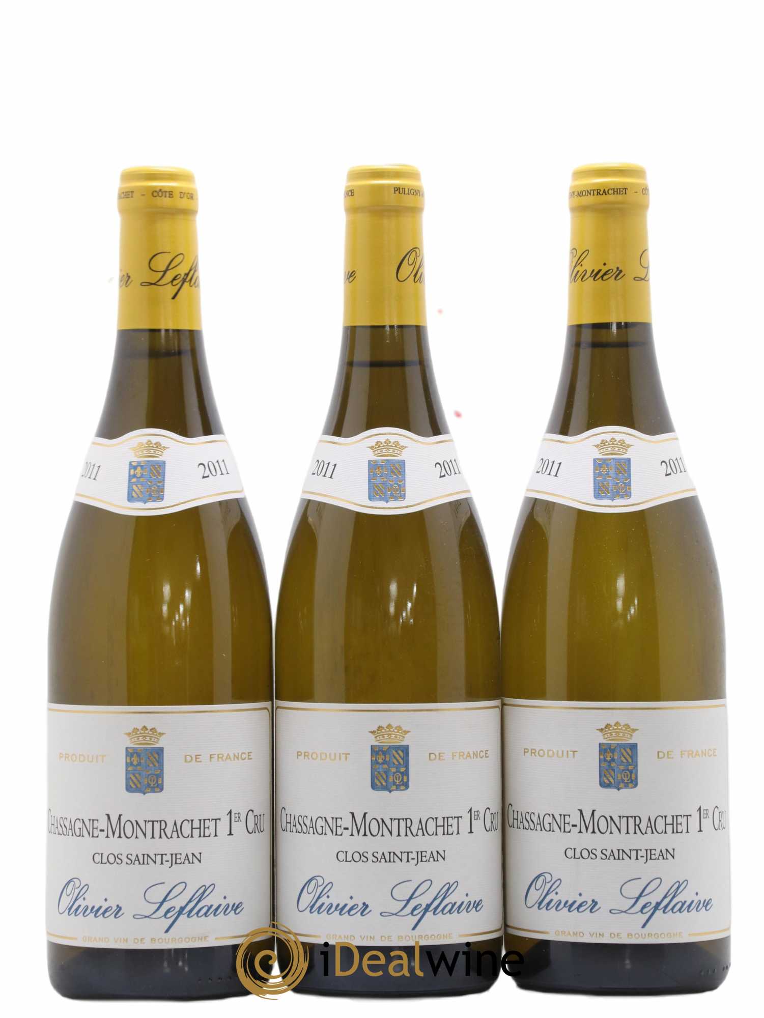 Chassagne-Montrachet 1er Cru Clos Saint Marc Olivier Leflaive Clos Saint Jean Olivier Leflaive 2011 - Lot of 6 bottles - 2