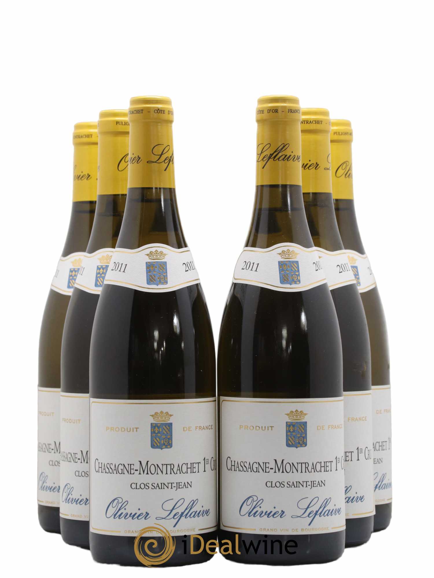 Chassagne-Montrachet 1er Cru Clos Saint Marc Olivier Leflaive Clos Saint Jean Olivier Leflaive 2011 - Lot of 6 bottles - 0