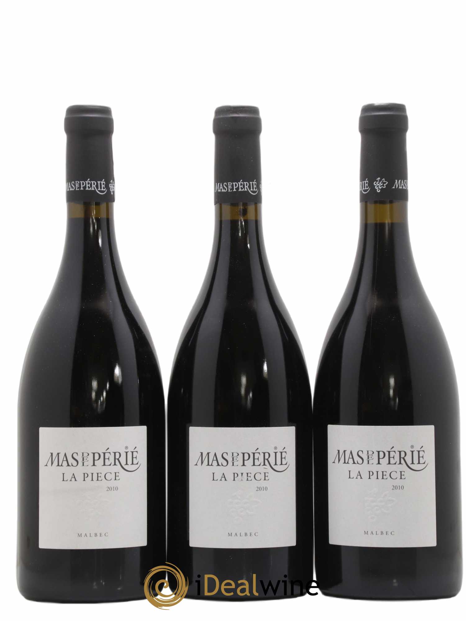 Cahors Mas Del Périé La Pièce Fabien Jouves 2010 - Lot of 12 bottles - 1