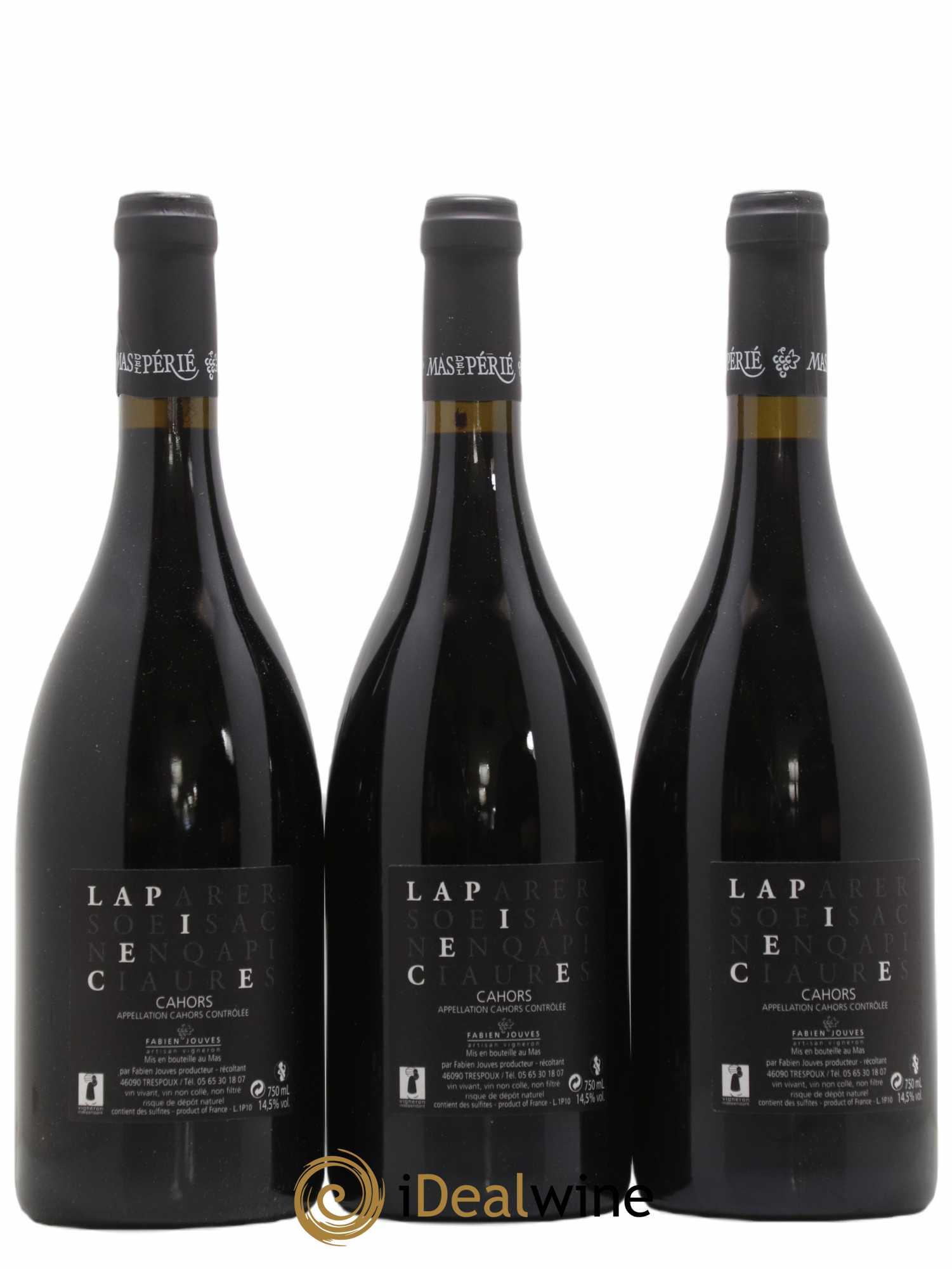 Cahors Mas Del Périé La Pièce Fabien Jouves 2010 - Lot of 12 bottles - 4