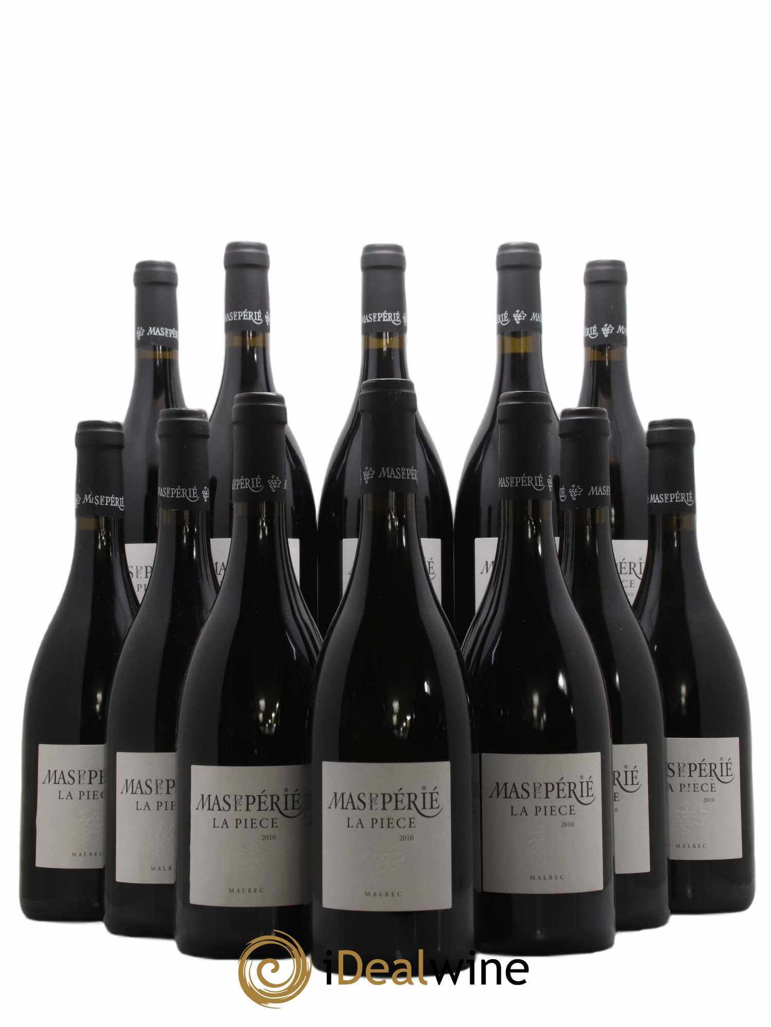 Cahors Mas Del Périé La Pièce Fabien Jouves 2010 - Lot of 12 bottles - 0