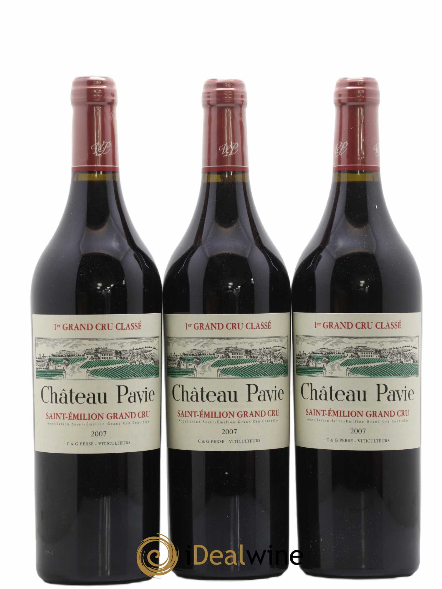 Château Pavie 1er Grand Cru Classé A 2007 - Lot of 12 bottles - 7