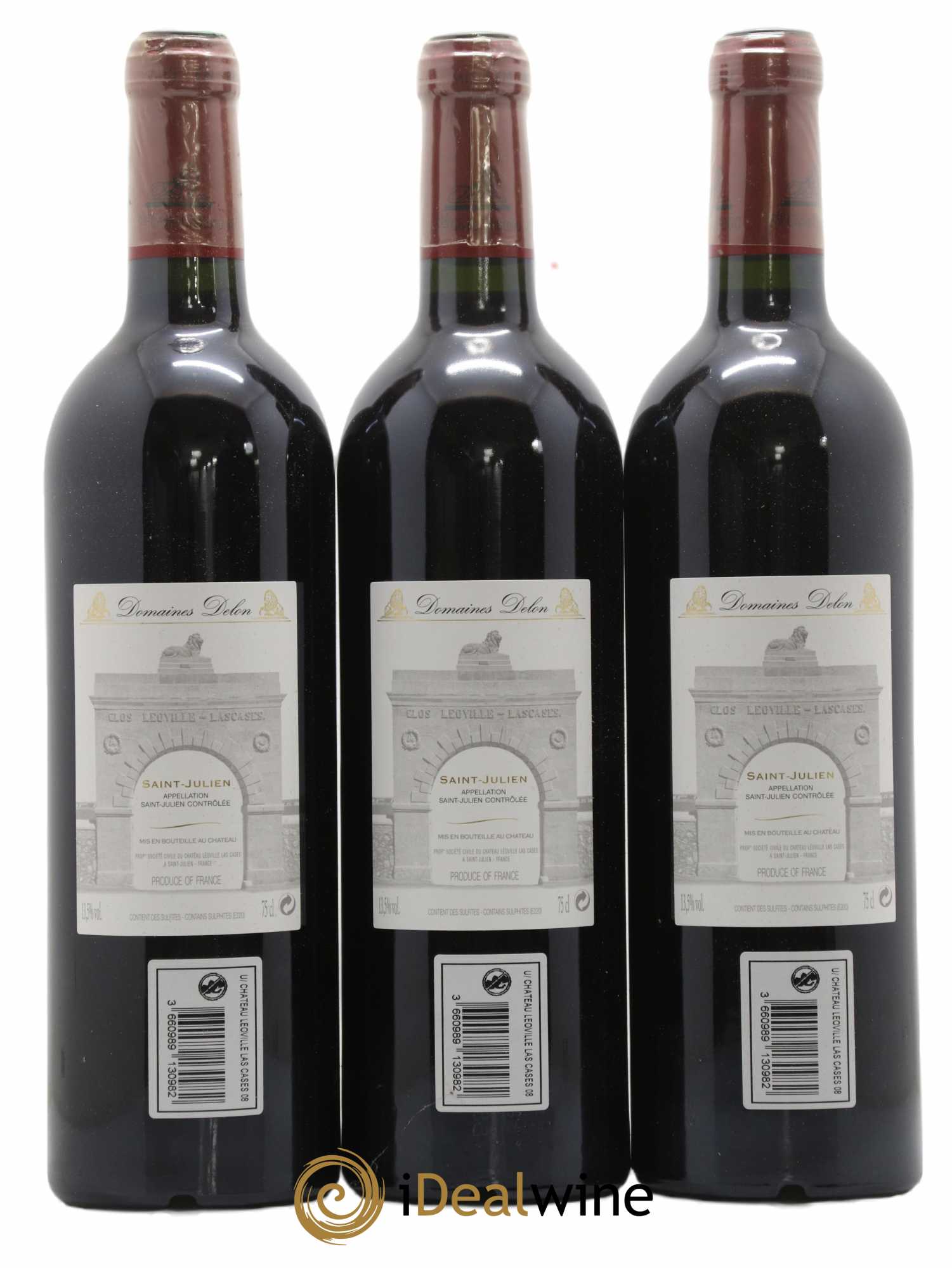 Château Léoville Las Cases 2ème Grand Cru Classé  2008 - Posten von 12 Flaschen - 2