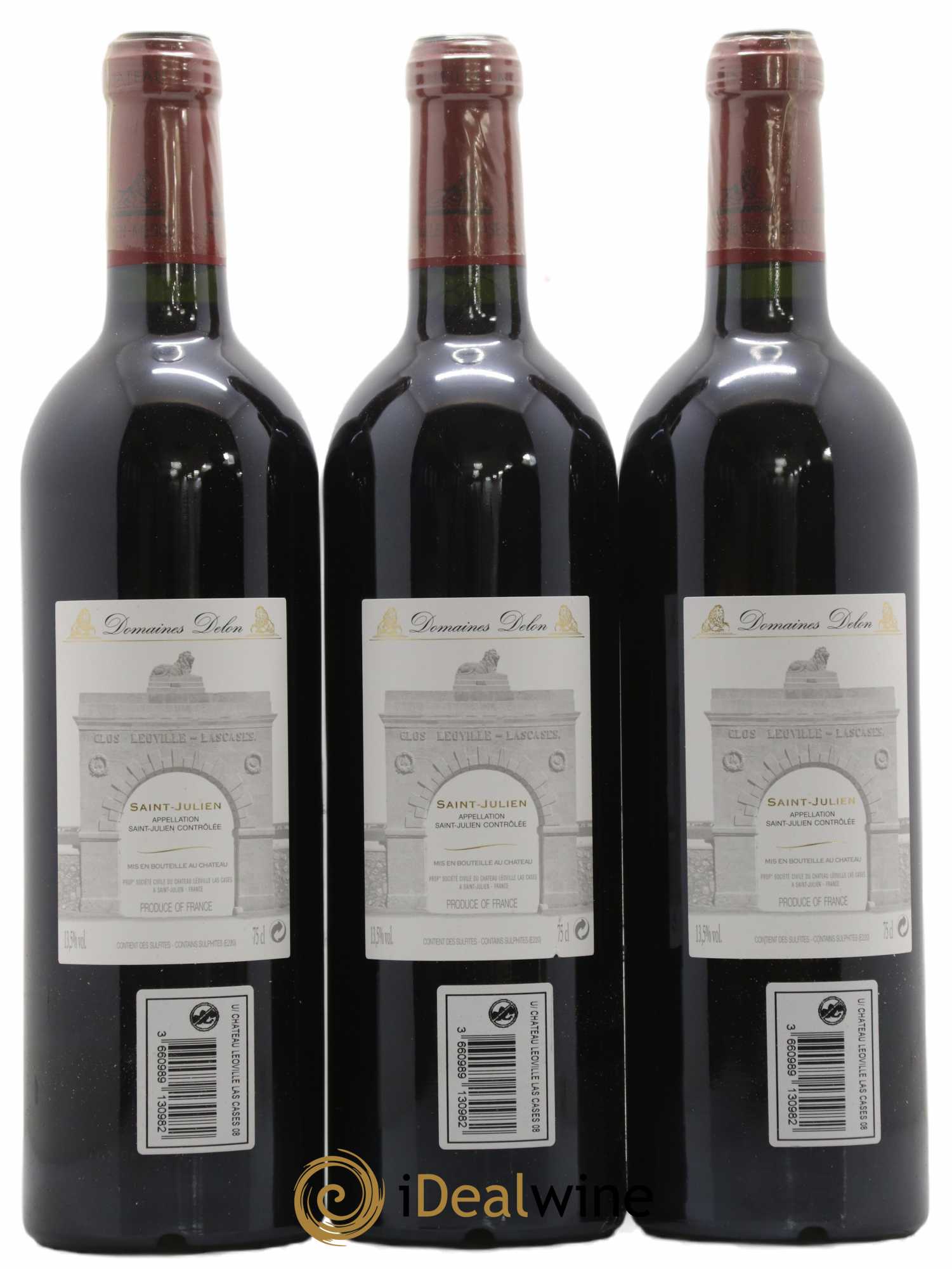 Château Léoville Las Cases 2ème Grand Cru Classé  2008 - Posten von 12 Flaschen - 8
