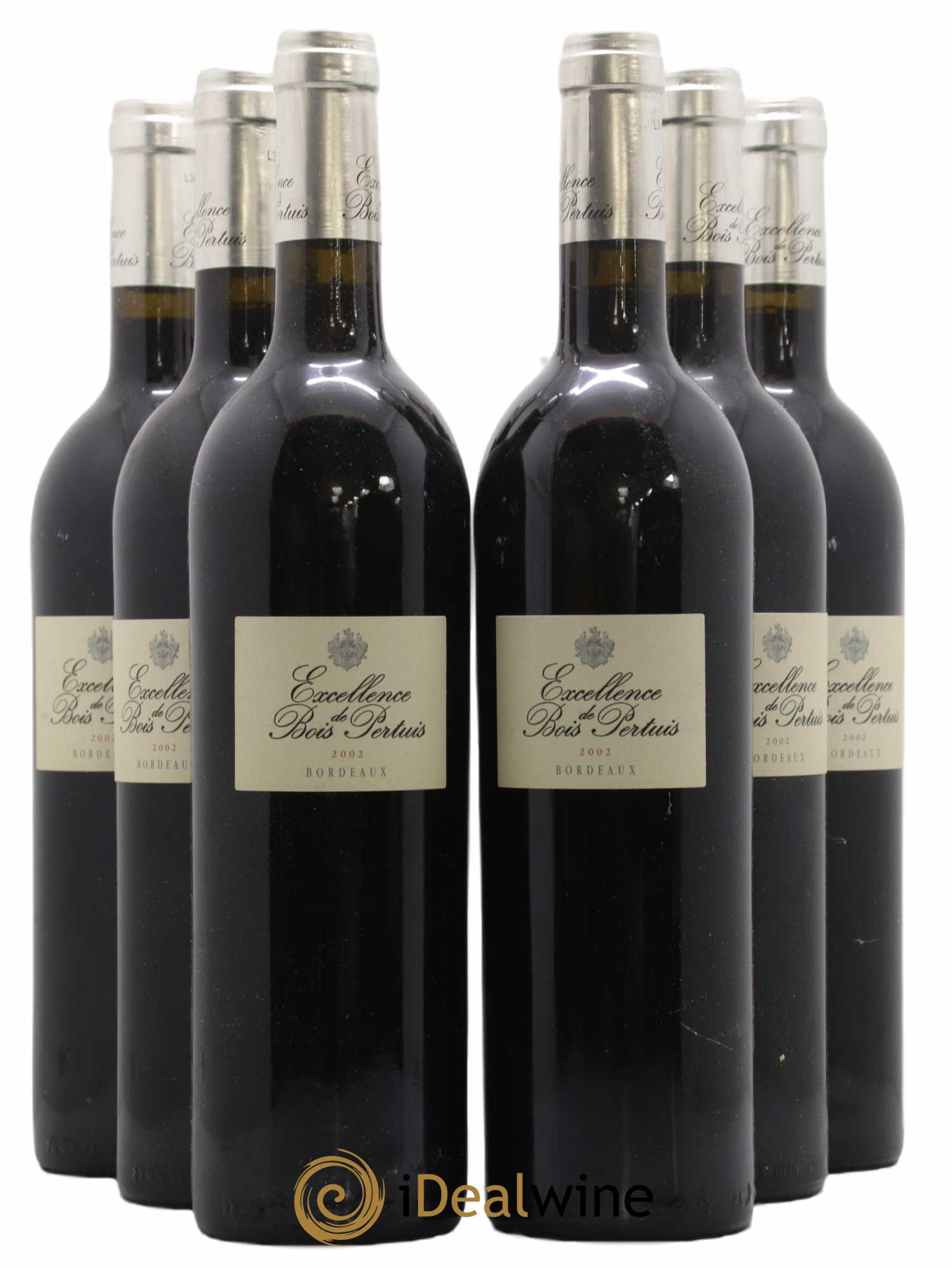 Bordeaux Excellence de Bois Pertuis 2002 - Lot de 6 bouteilles - 0