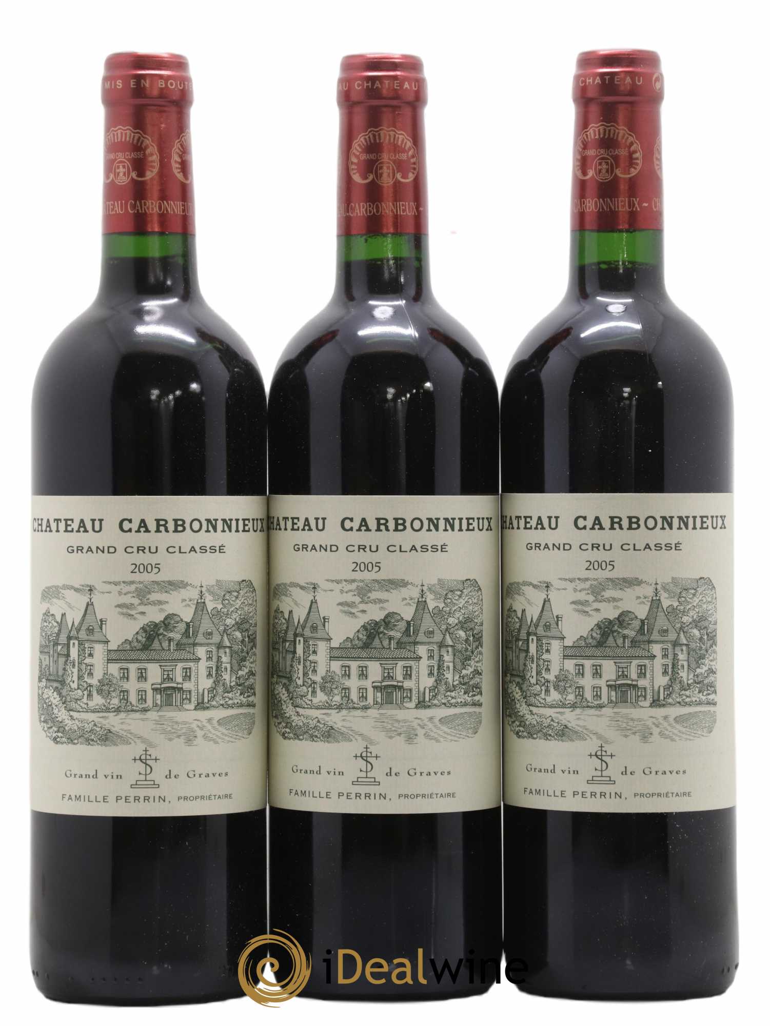 Château Carbonnieux Cru Classé de Graves 2005 - Lot de 6 bouteilles - 2