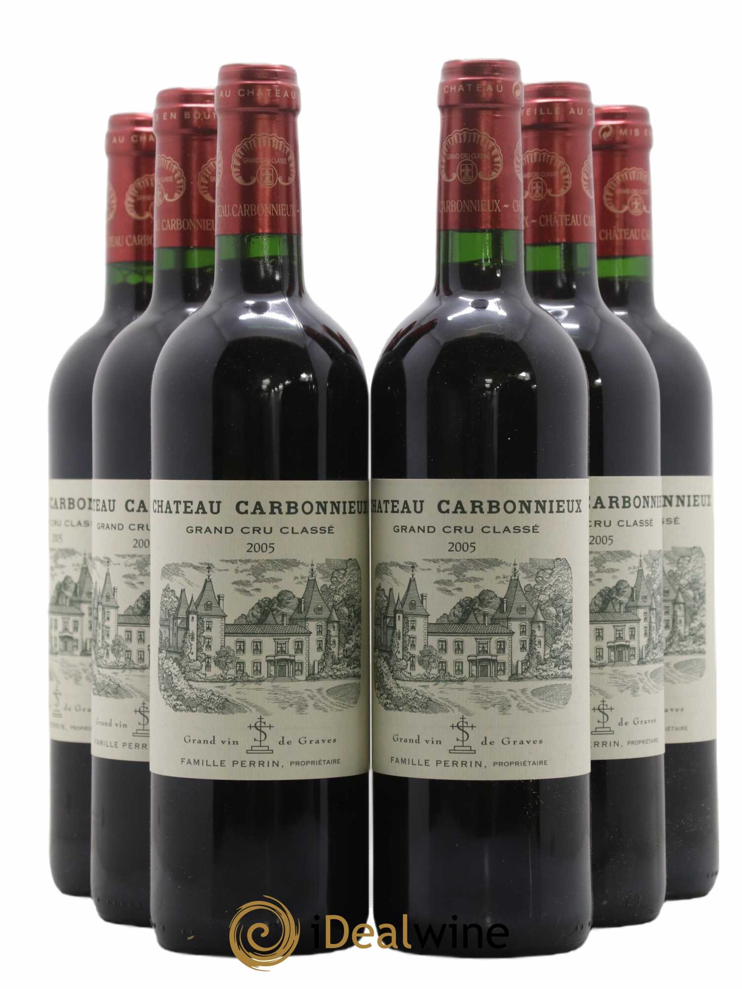 Château Carbonnieux Cru Classé de Graves 2005 - Lot de 6 bouteilles - 0