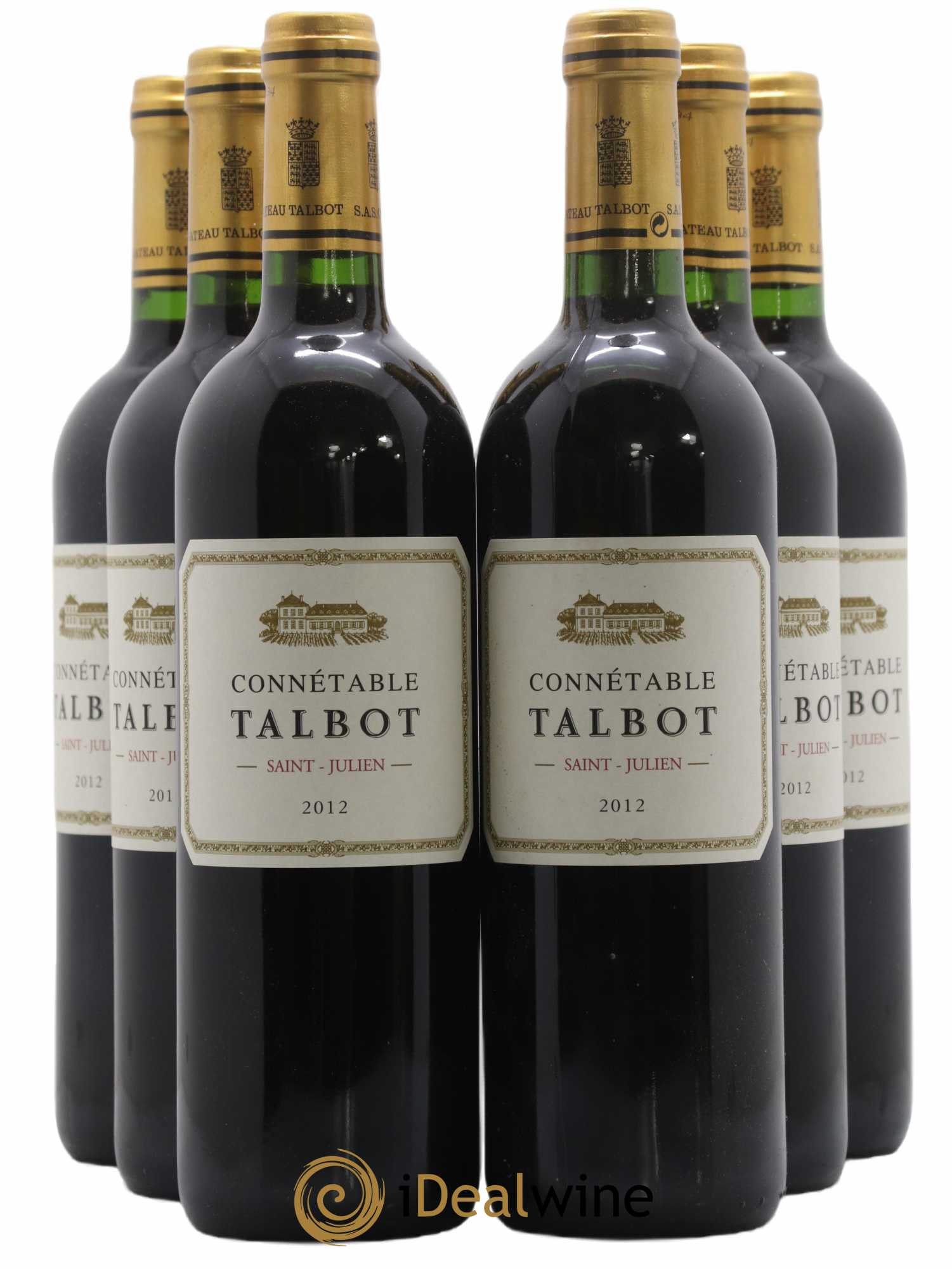 Connétable de Talbot Second Vin 2012 - Posten von 6 Flaschen - 0