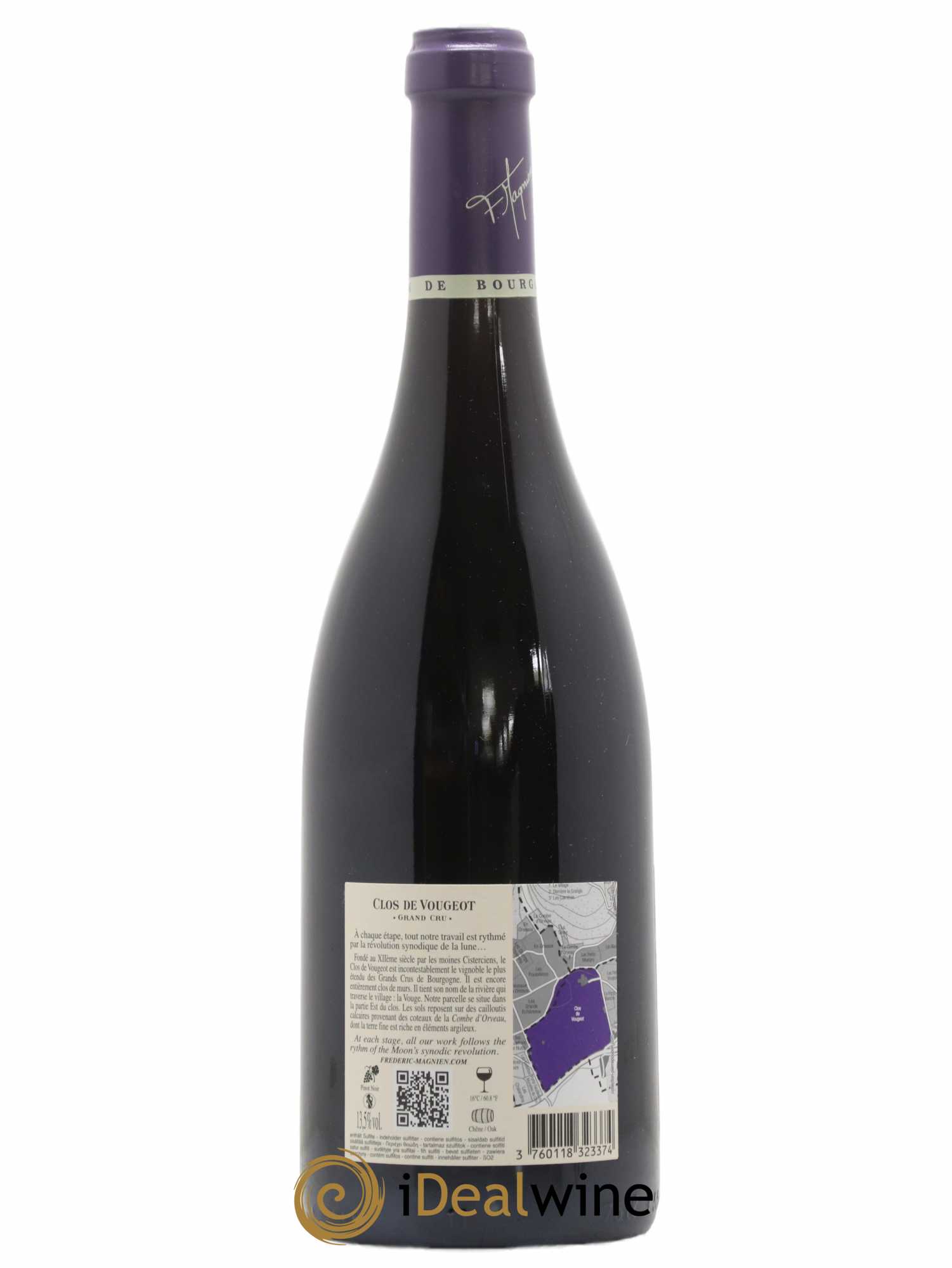 Clos de Vougeot Grand Cru Frédéric Magnien  2009 - Lot de 1 bouteille - 1
