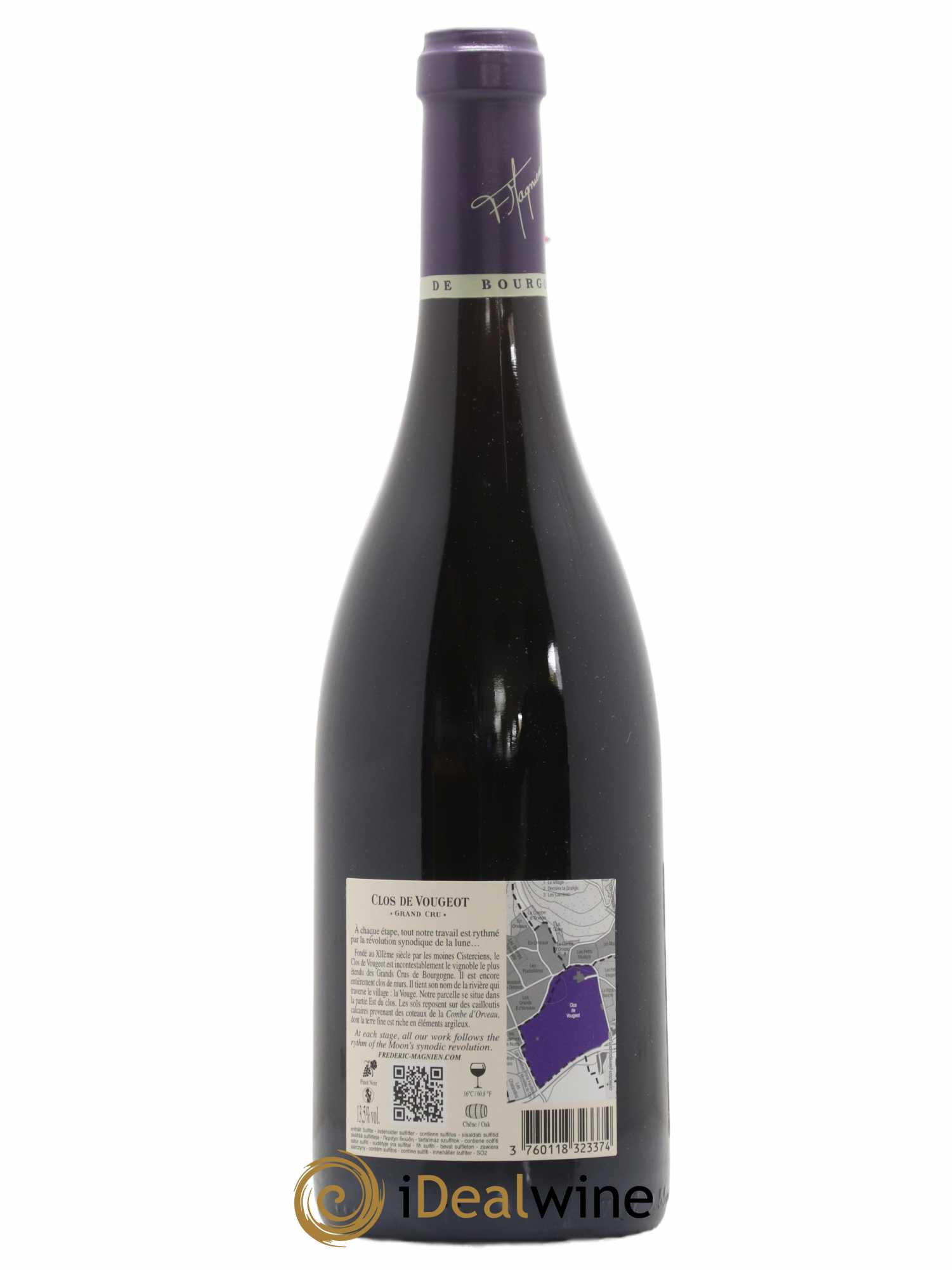Clos de Vougeot Grand Cru Frédéric Magnien 2009 - Lot de 1 bouteille - 1