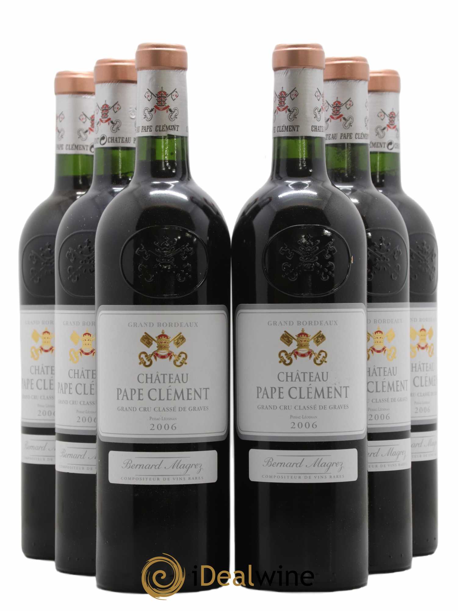 Château Pape Clément Cru Classé de Graves  2006 - Lot de 6 bouteilles - 0