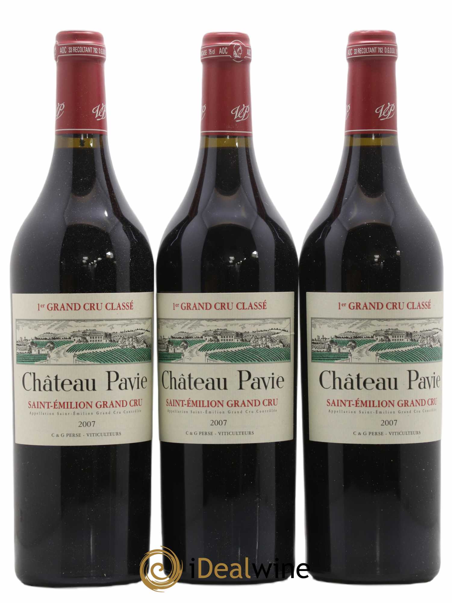 Château Pavie 1er Grand Cru Classé A 2007 - Lot of 6 bottles - 3