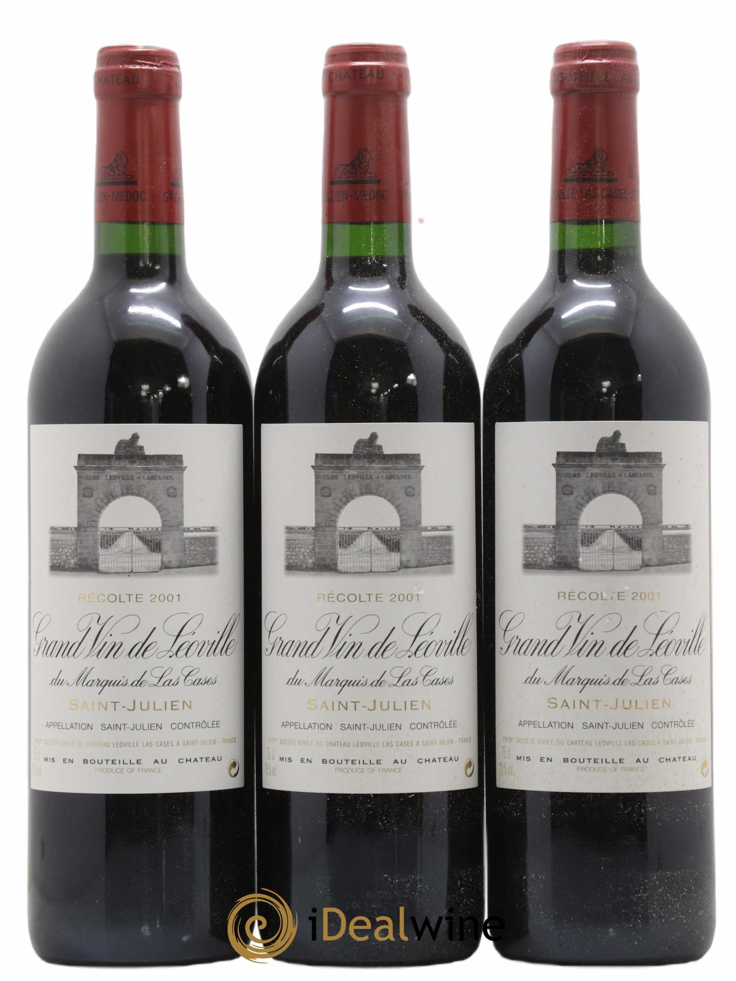 Château Léoville Las Cases 2ème Grand Cru Classé 2001 - Lotto di 6 bottiglie - 2