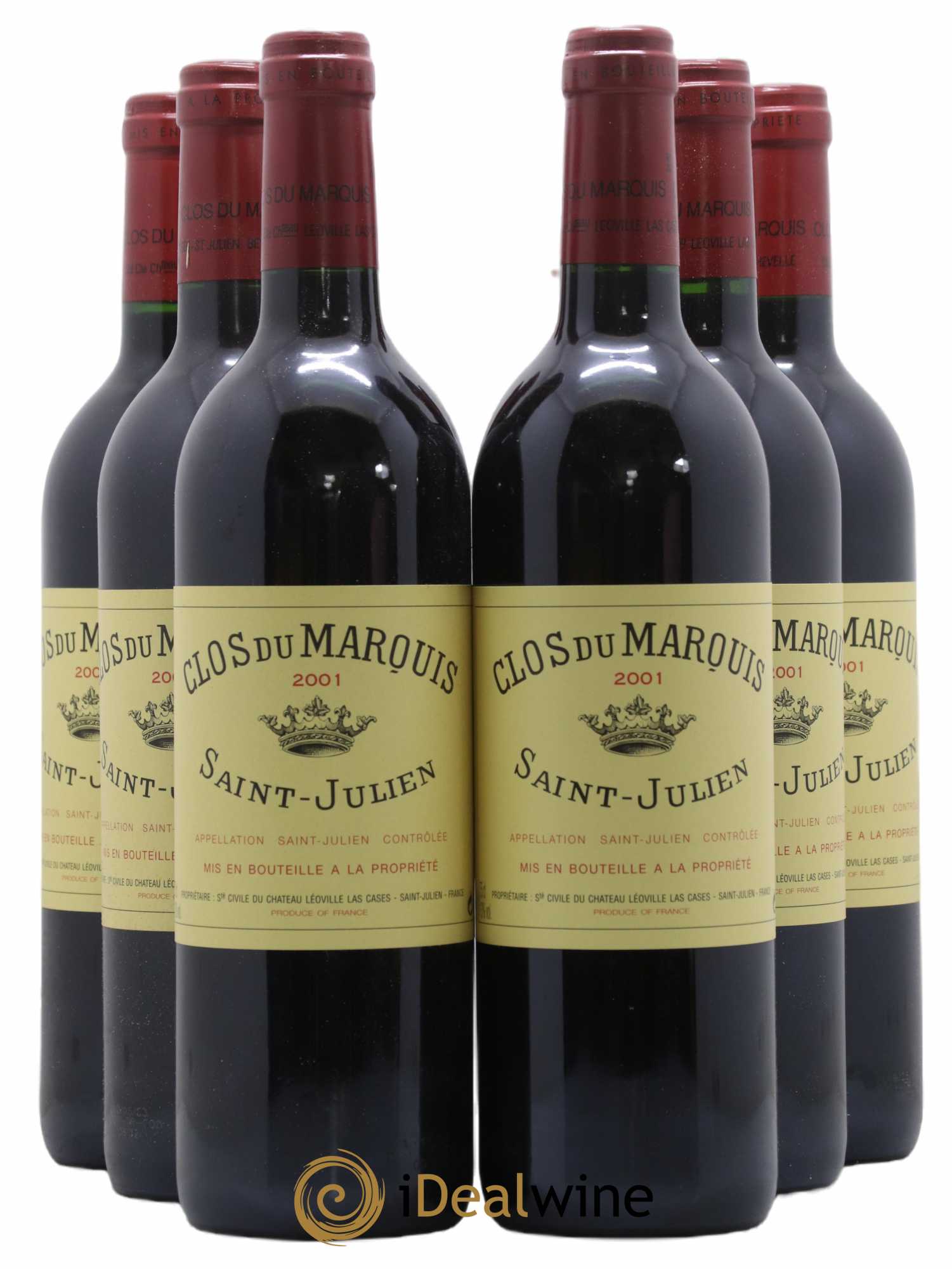 Clos du Marquis  2001 - Lotto di 6 bottiglie - 0