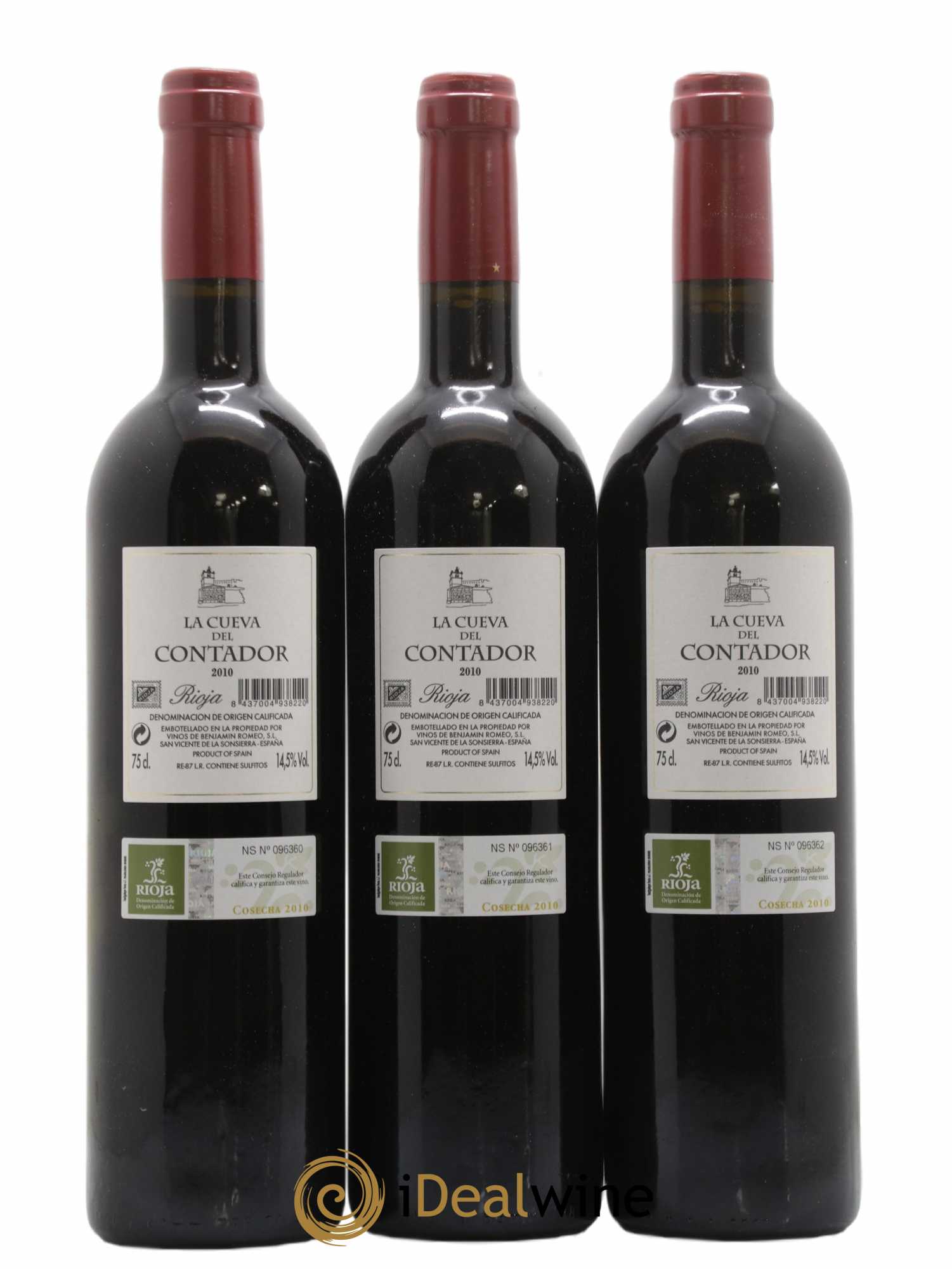 Rioja DOCA La Cueva Del Contador 2010 - Lot of 6 bottles - 2
