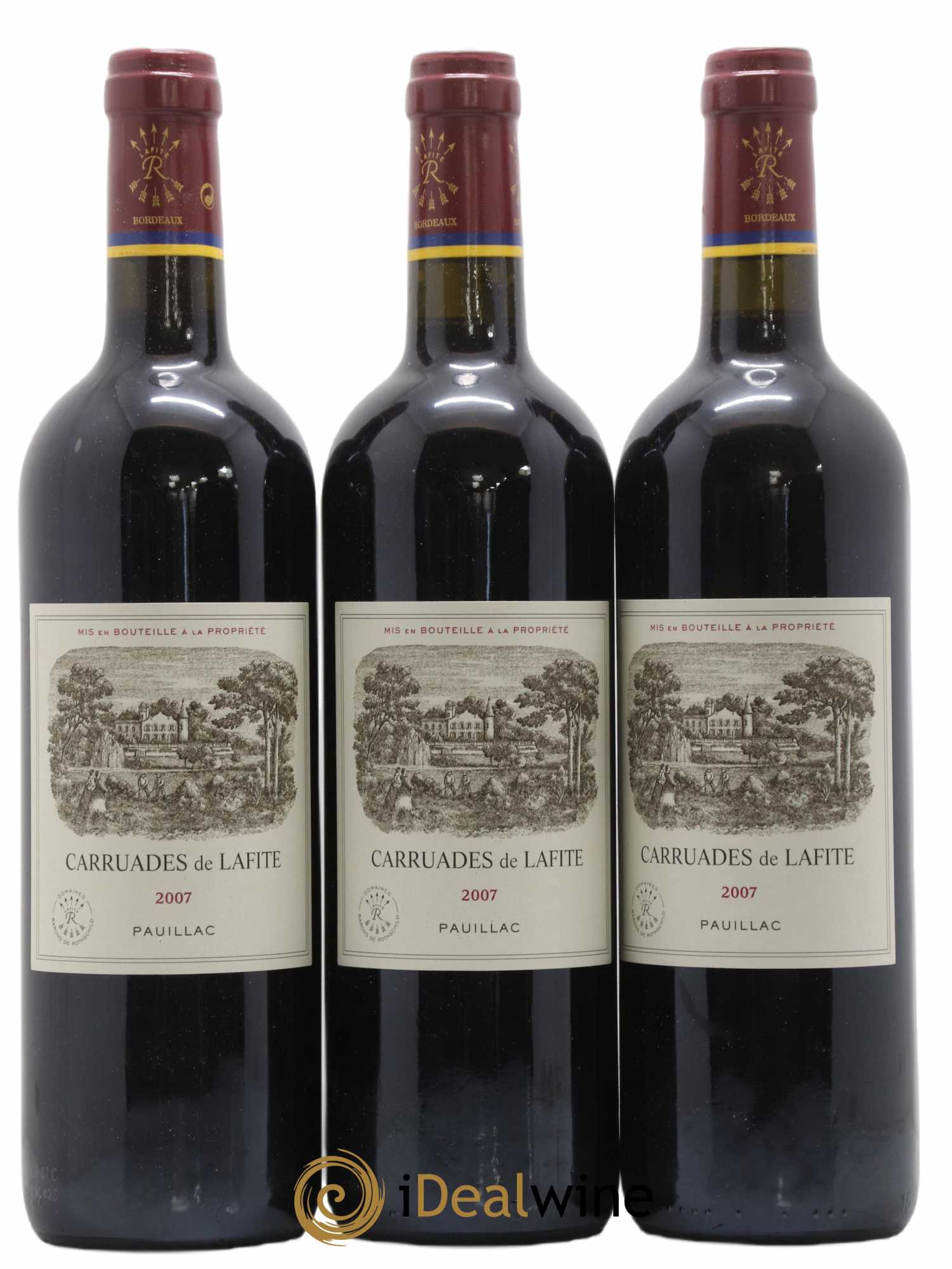 Carruades de Lafite Rothschild Second Vin 2007 - Lot of 6 bottles - 2